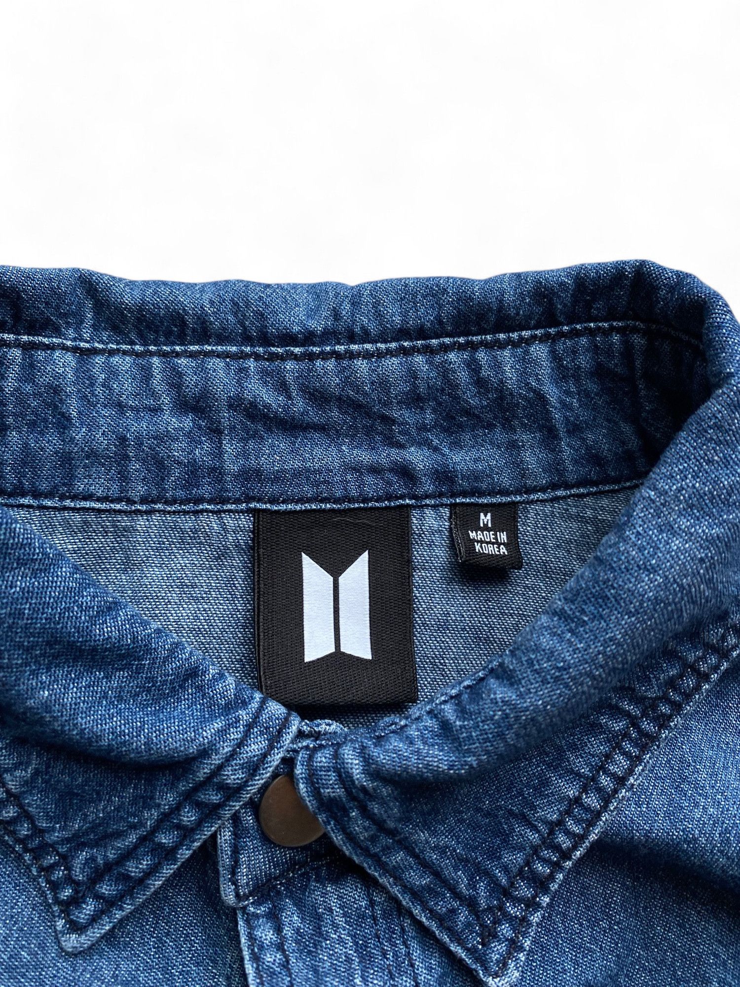 Band Tees BTS Butter Denim Shirt Size US M / EU 48-50 / 2 - 5 Thumbnail