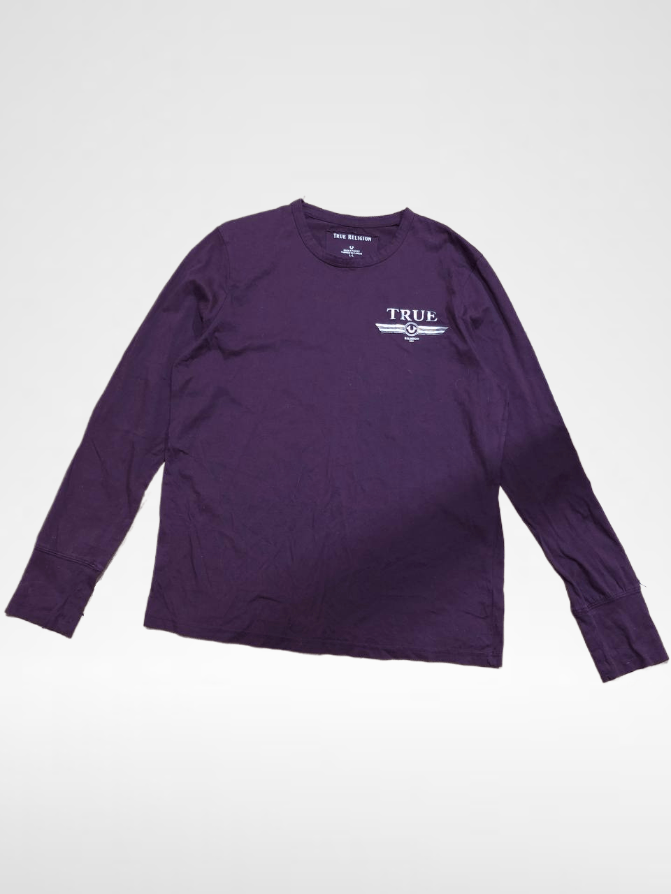 True Religion Big Print Purple True Religion Y2K Long Sleeve Size US L / EU 52-54 / 3 - 1 Thumbnail
