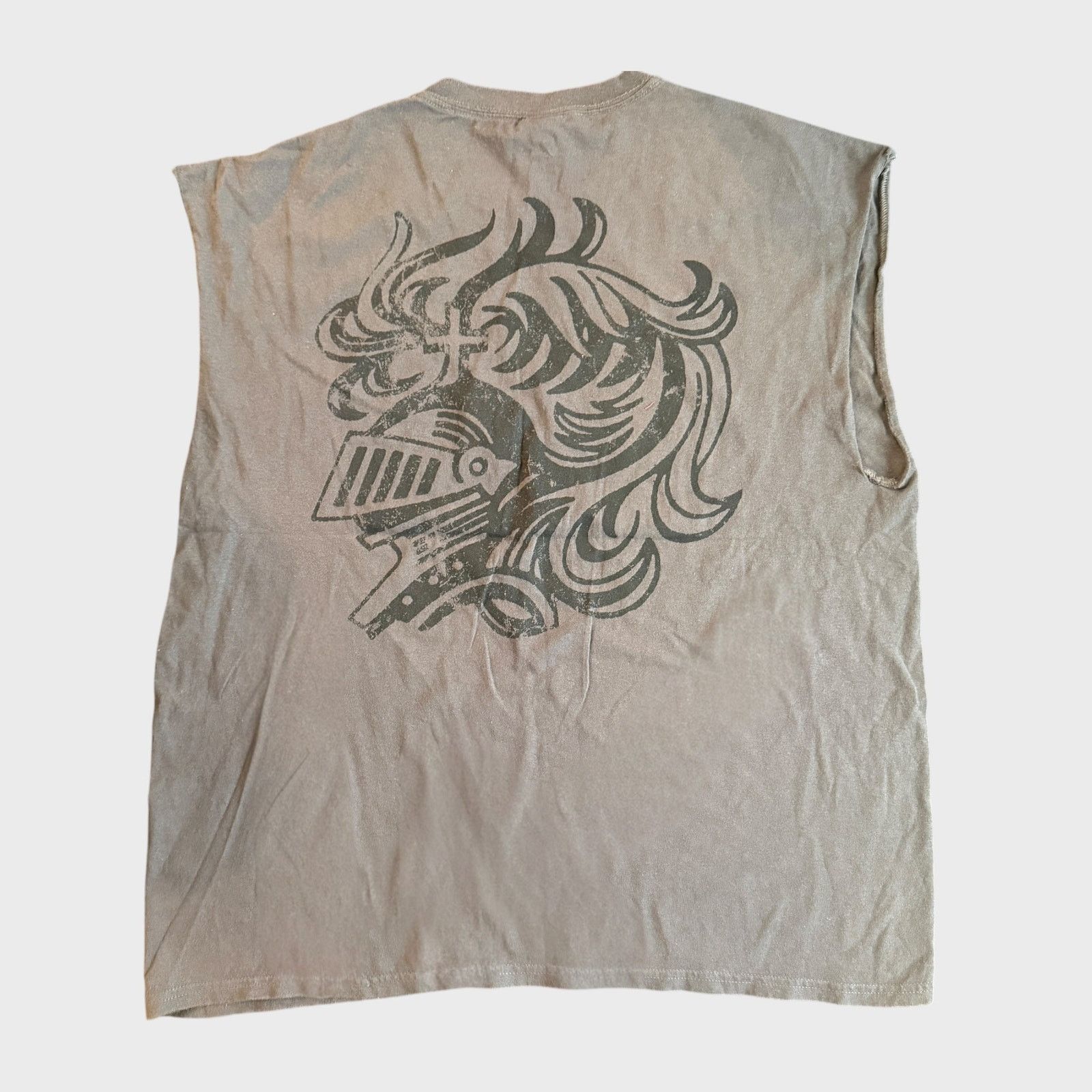 Other Armored Saint La Raza Sleeveless Gray T-Shirt Size XL Size US XL / EU 56 / 4 - 5 Thumbnail