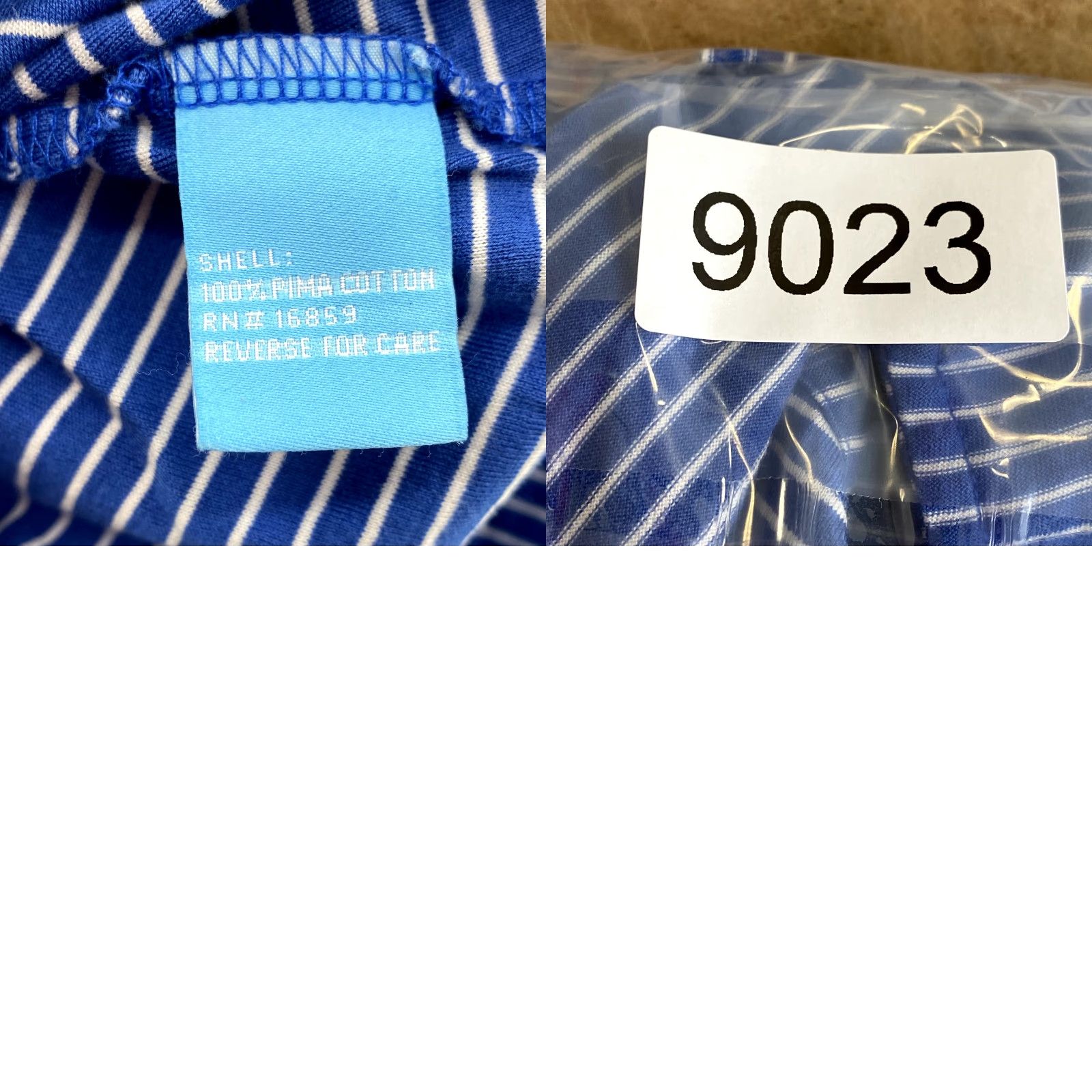 J.McLaughlin J. McLaughlin Polo Shirt Mens Medium Blue Striped Golf Preppy Tennis Core Sports Shirt Size US M / EU 48-50 / 2 - 8 Thumbnail