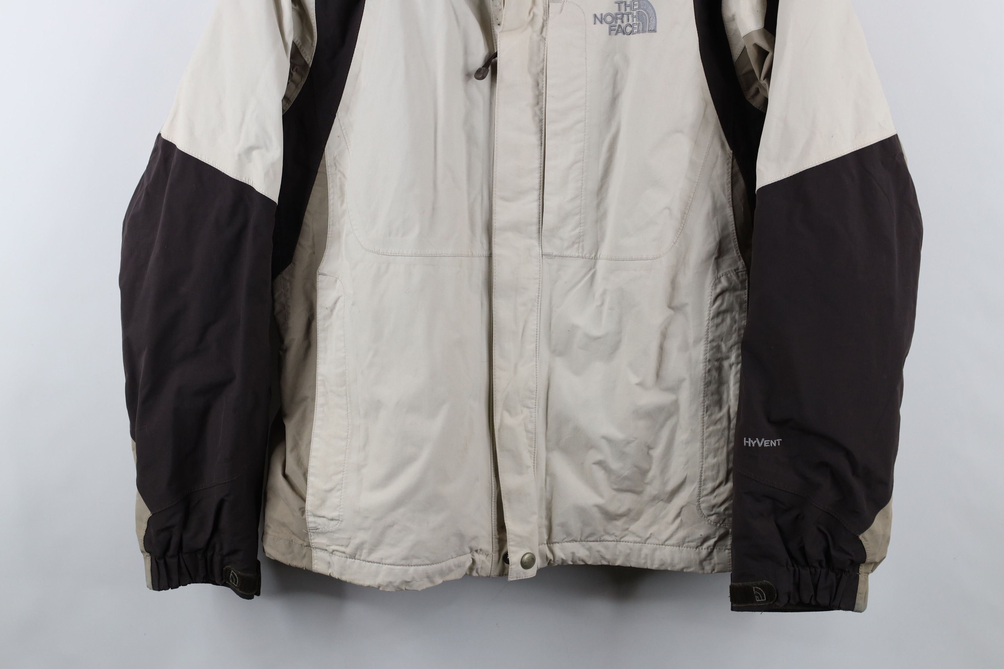 The North Face × Vintage Vintage The North Face HyVent 2 In 1 Jacket Beige Brown Size US S / EU 44-46 / 1 - 3 Thumbnail