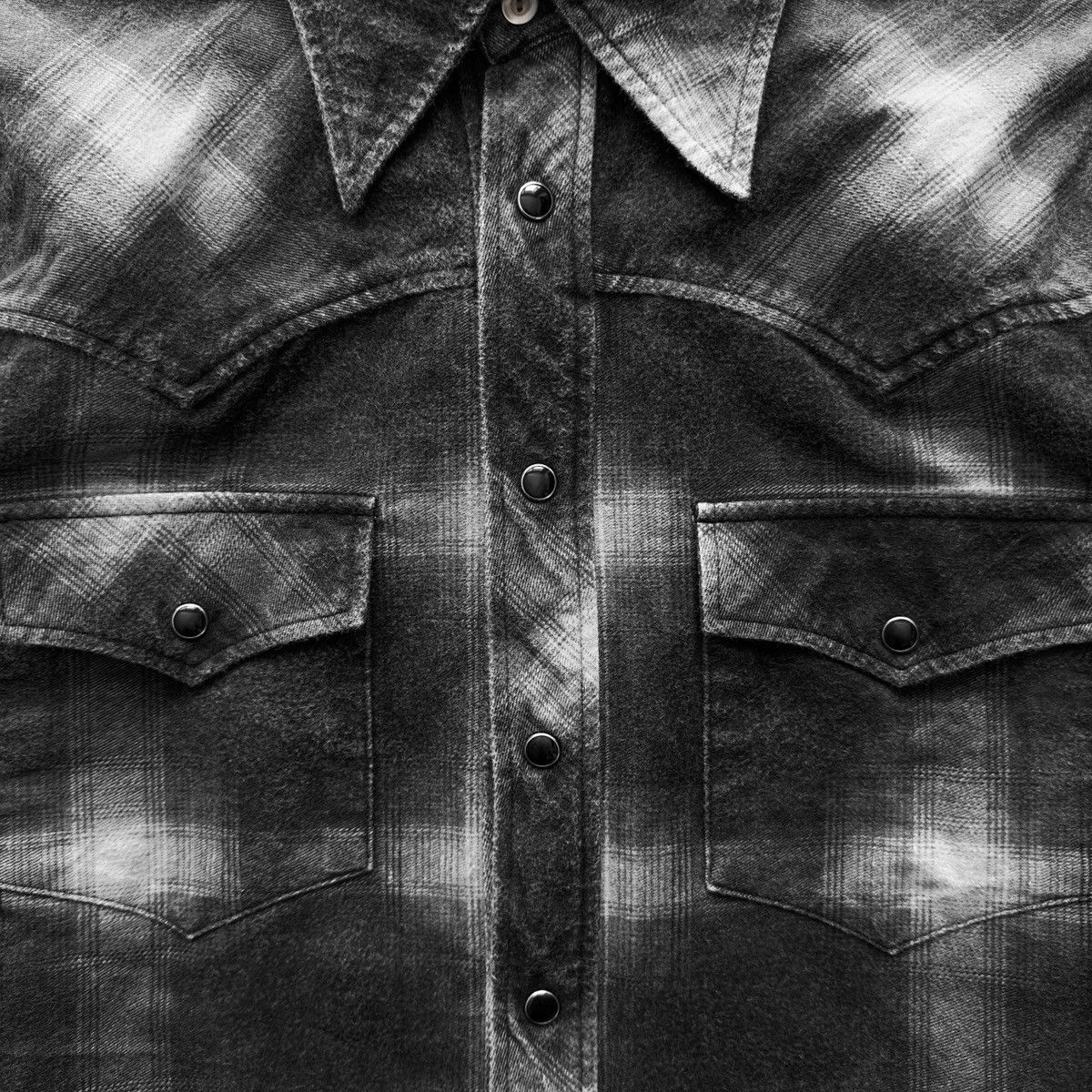 Number (N)ine AW02 “Nowhere Man” Western Flannel Shirt Size US L / EU 52-54 / 3 - 2 Thumbnail