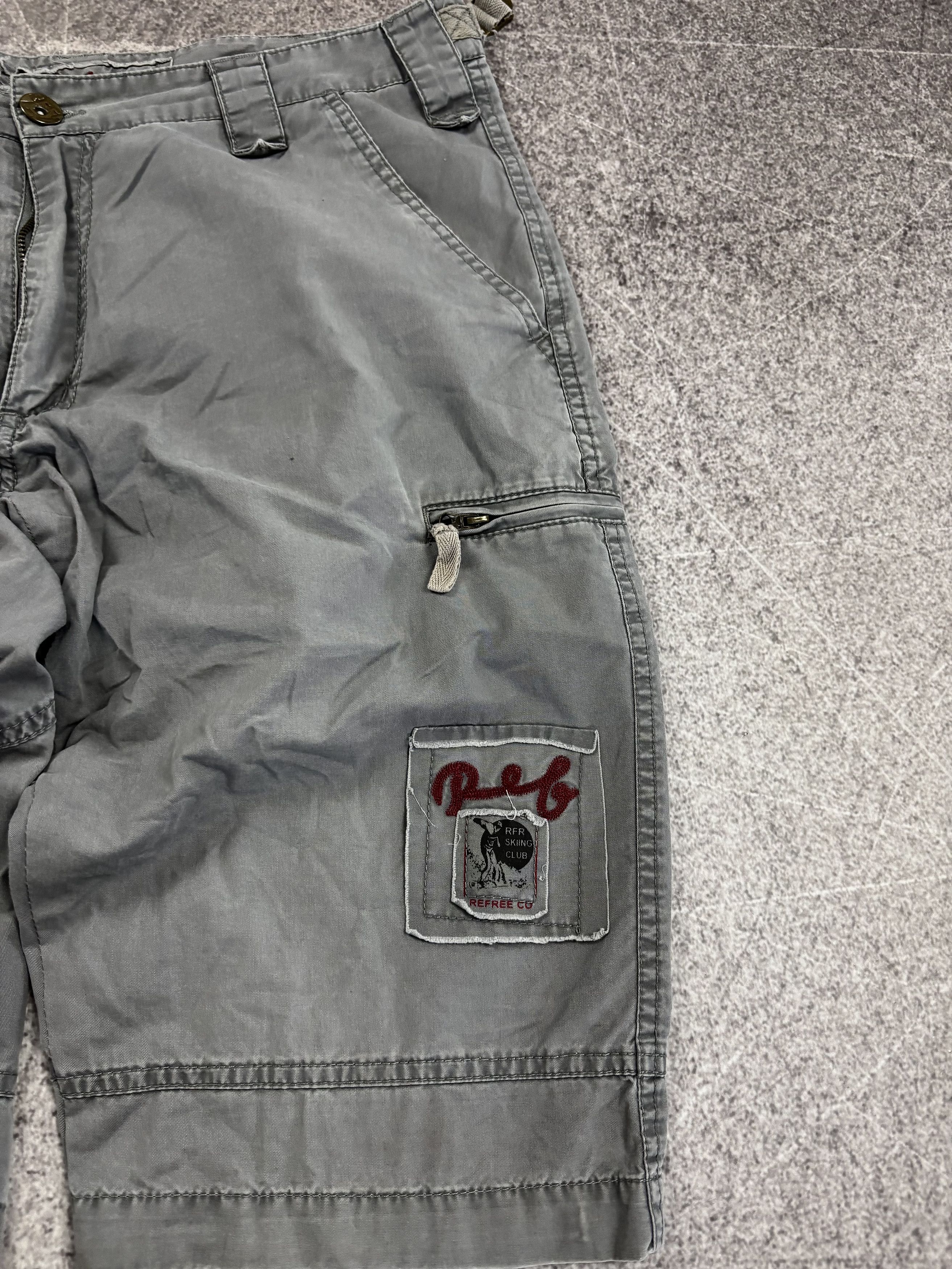 Hysteric Glamour VTG HYSTERIC GLAMOUR STYLE JAPANESE CARGO WASHED SHORTS Size US 32 / EU 48 - 4 Thumbnail