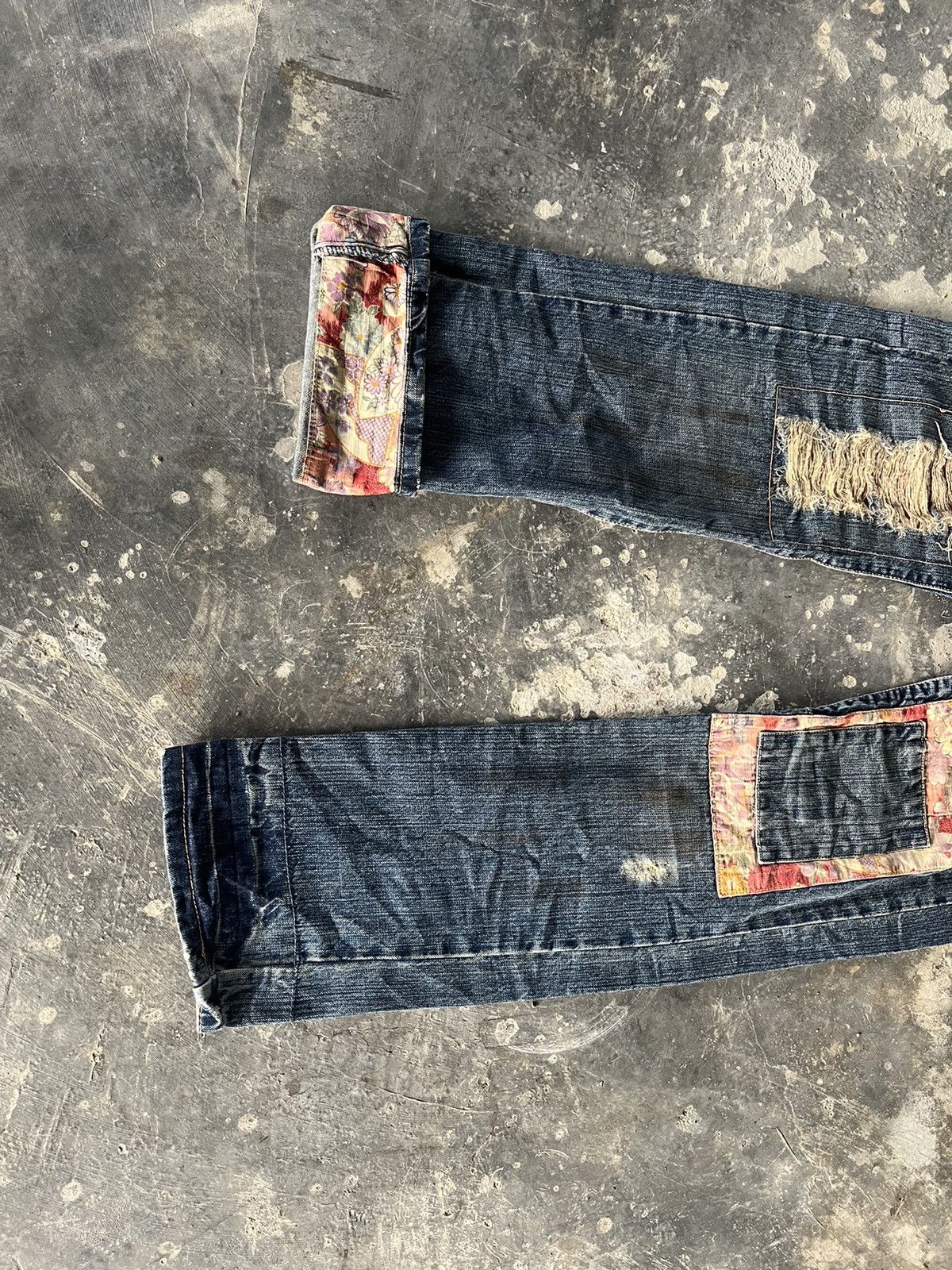 Hysteric Glamour Patchwork Kapital Inspired Denim Size US 31 - 8 Thumbnail