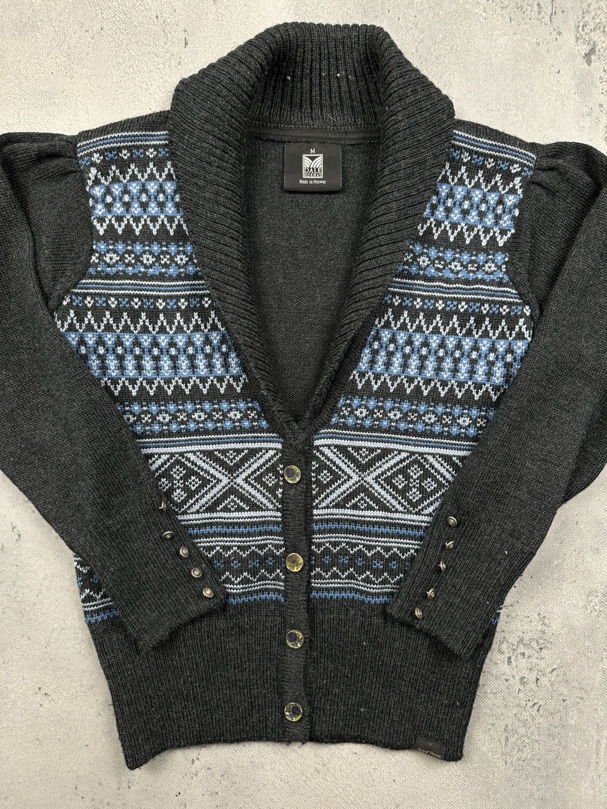 Dale Of Norway Dale Of Norway Vintage Nordic Knit Wool Cardigan Shawl Colar Size M / US 6-8 / IT 42-44 - 4 Thumbnail