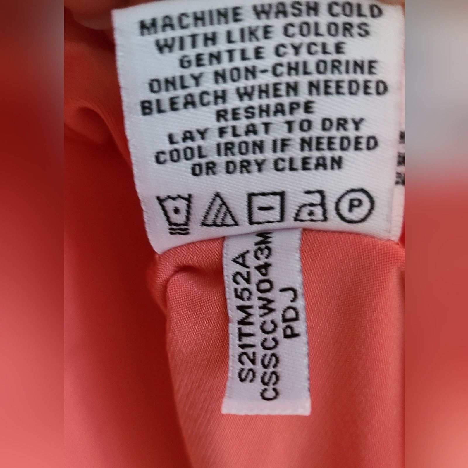 Calvin Klein Calvin Klein Women's Coral Dressy Tee Size S Size S / US 4 / IT 40 - 6 Thumbnail