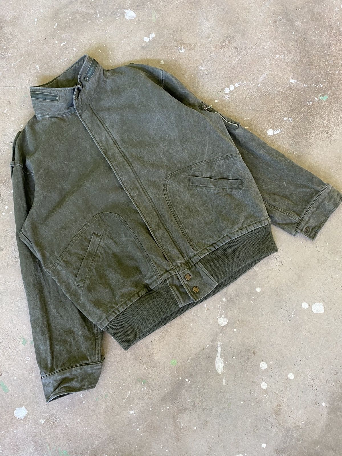 Japanese Brand Evenriver Hidden Hood Military Bomber Jacket Size US L / EU 52-54 / 3 - 2 Thumbnail