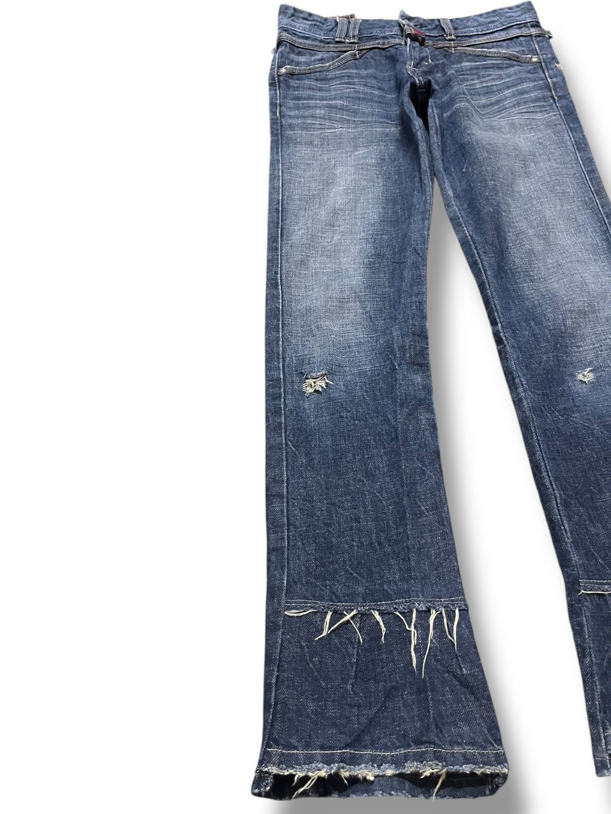 Marithe + Francois Girbaud Vintage Le Jean De Marithe Francois Avantgarde Denim Size US 28 / EU 44 - 3 Thumbnail