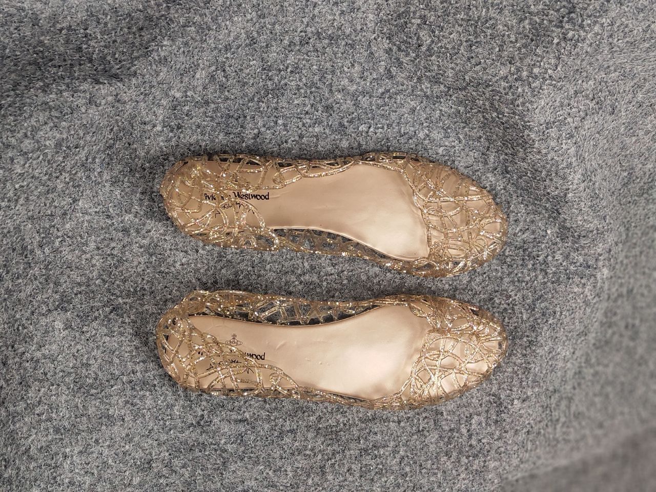 Vivienne Westwood Vivienne Westwood Anglomania Melissa gold Ballet Flats Shoes Size US 10 / IT 40 - 1 Thumbnail