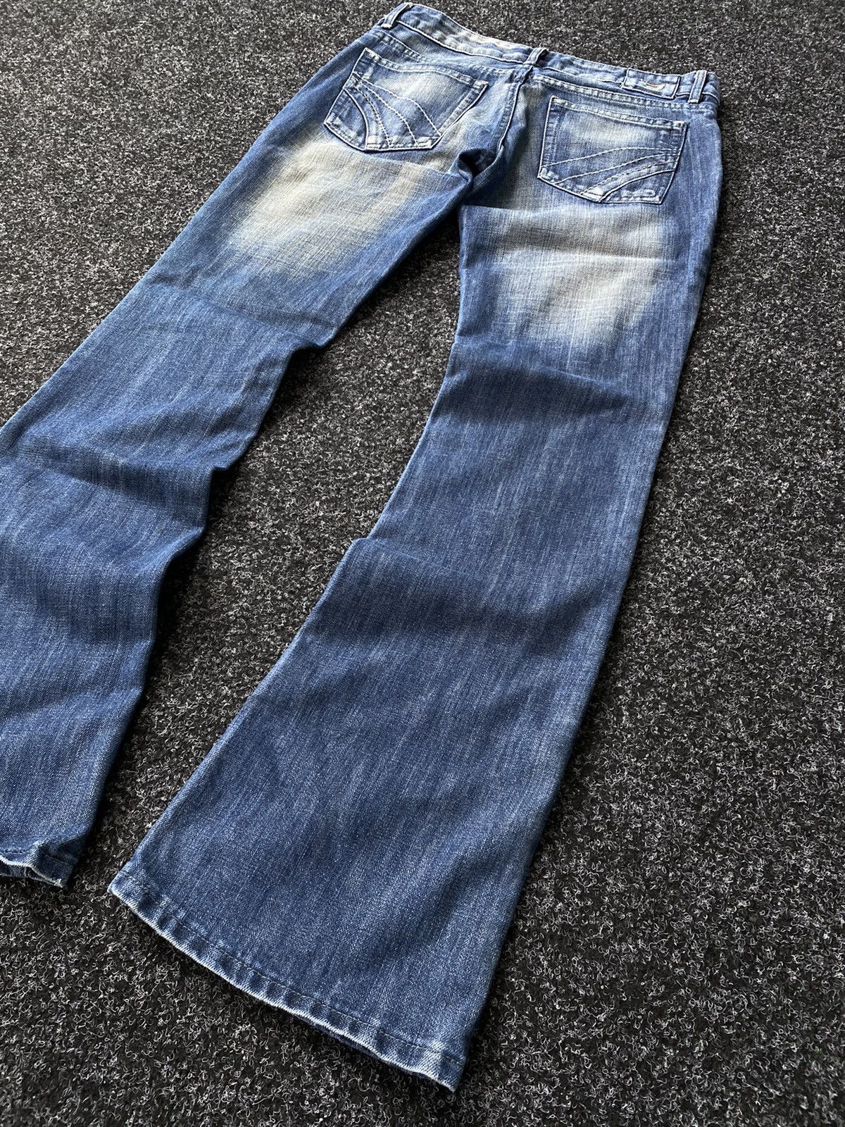 Diesel × If Six Was Nine × Vintage Crazy Vintage 90s Diesel Flared Baggy Jeans Size 31" - 10 Thumbnail