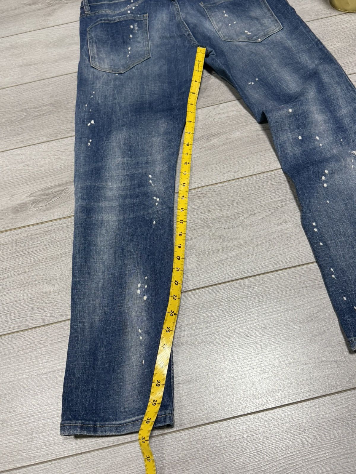 Dsquared2 Dsqaured vintage painted spots ripped denim jeans Size US 36 / EU 52 - 7 Thumbnail
