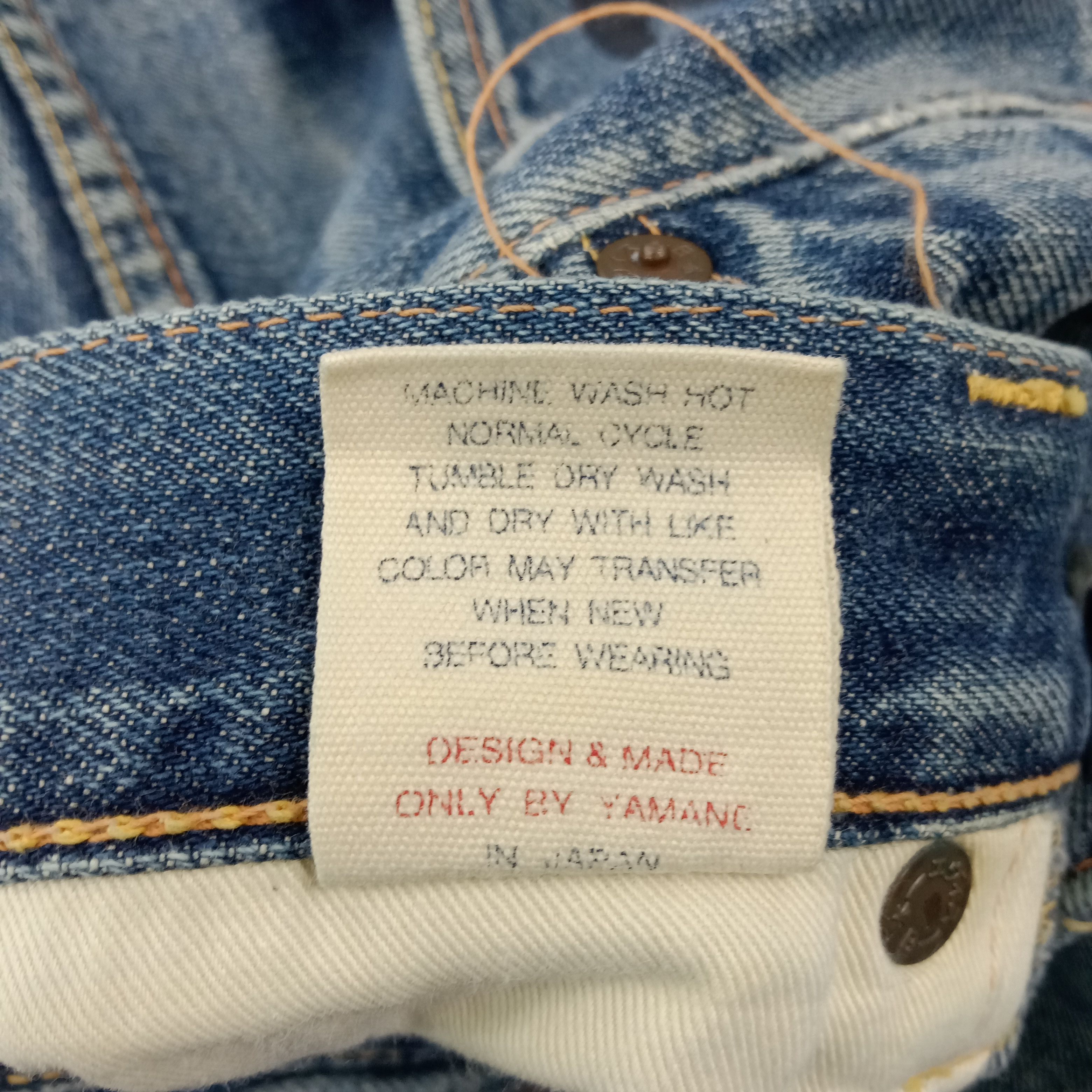 Japanese Brand × Vintage Japanese Brand Evisu Selvedge Daicock Custom Art Jeans Size US 27 - 17 Thumbnail