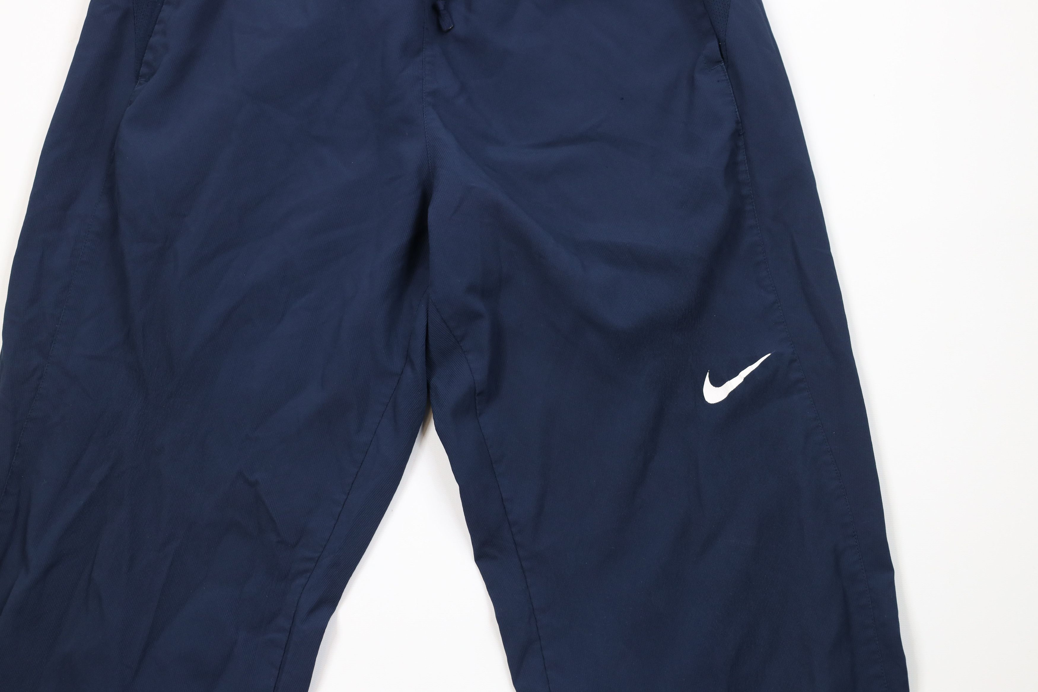 Nike Vintage Nike Mini Swoosh Ribbed Wide Leg Windbreaker Pants Size US 38 / EU 54 - 3 Thumbnail