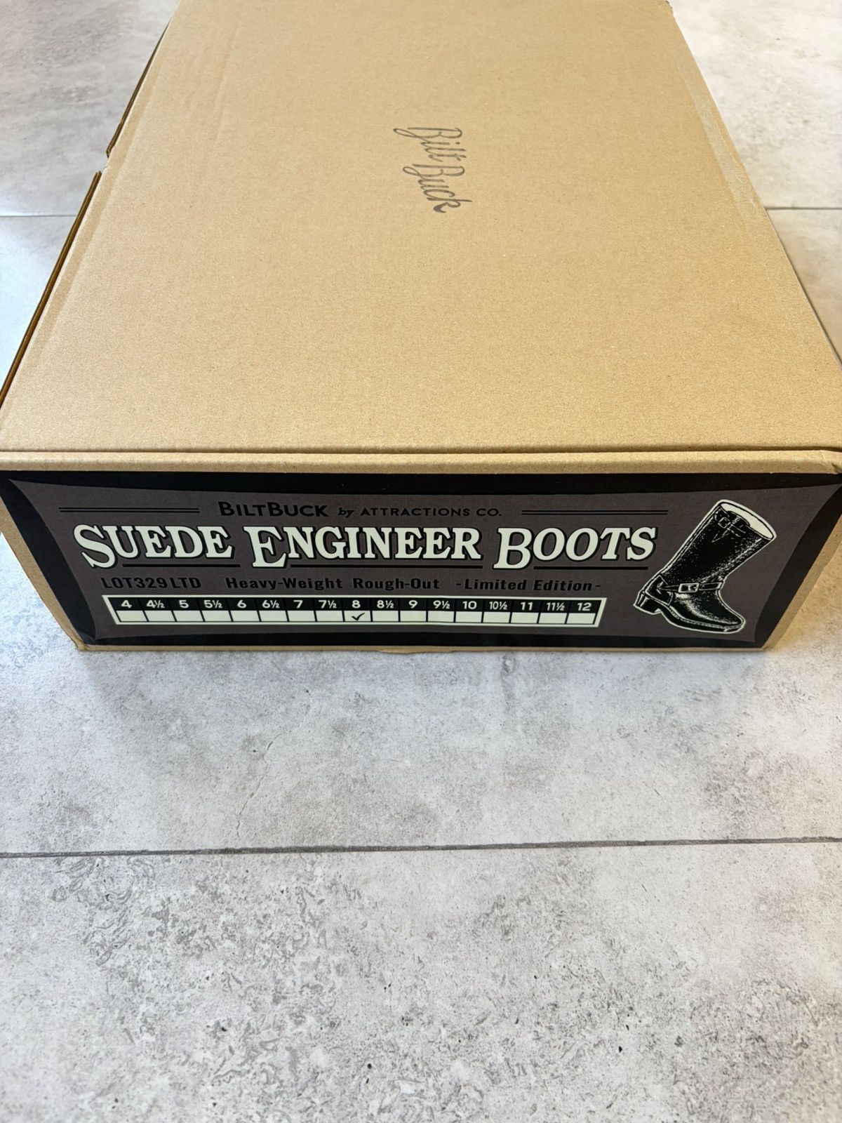 ATTRACTIONS Attractions Biltbuck Lot 329 Suede Black Engineer Boots Size US 8 / EU 41 - 3 Thumbnail