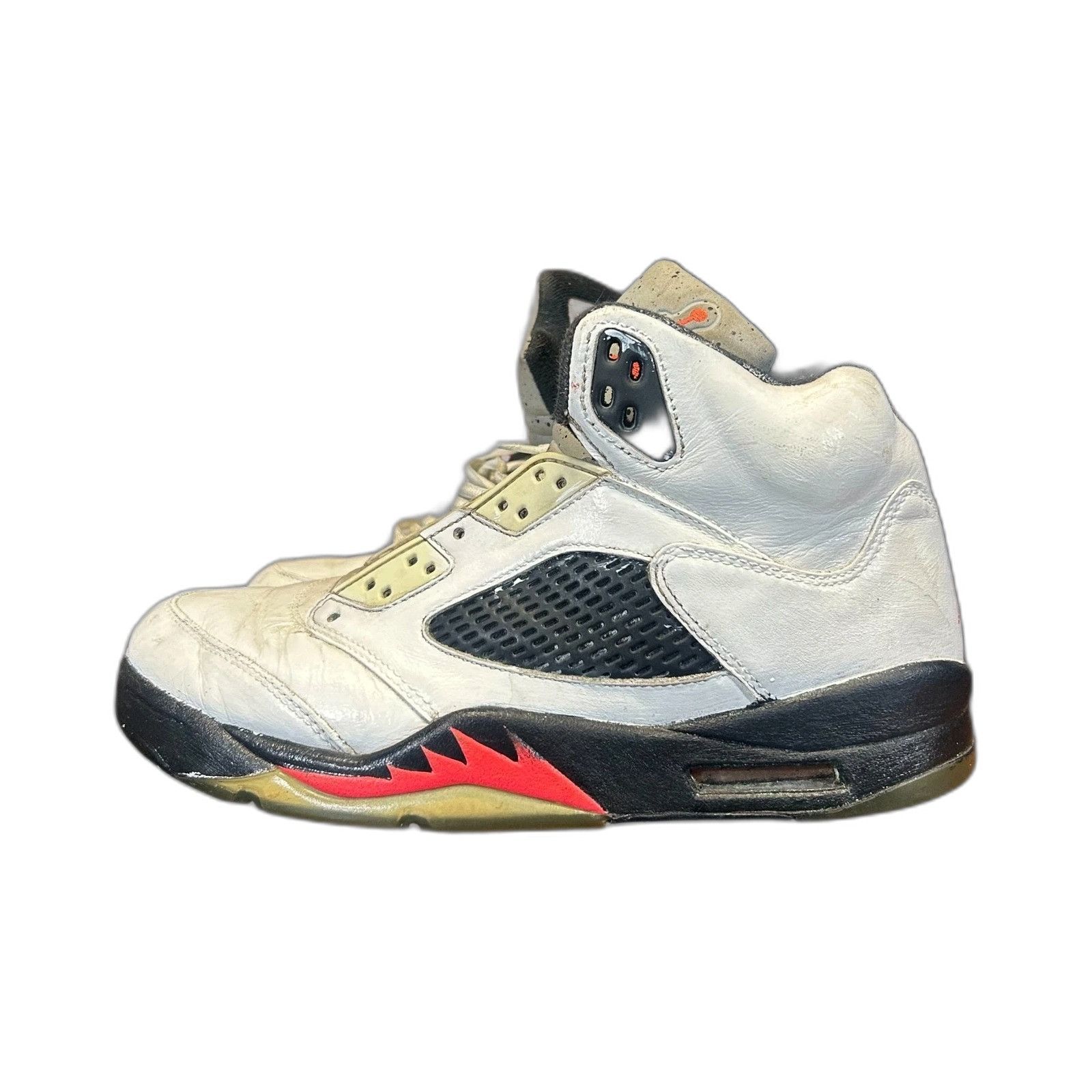 Jordan Brand Nike Air Jordan 5 V Custom Retro Pro Stars Mens 9 White Gree Size US 9 / EU 42 - 6 Thumbnail