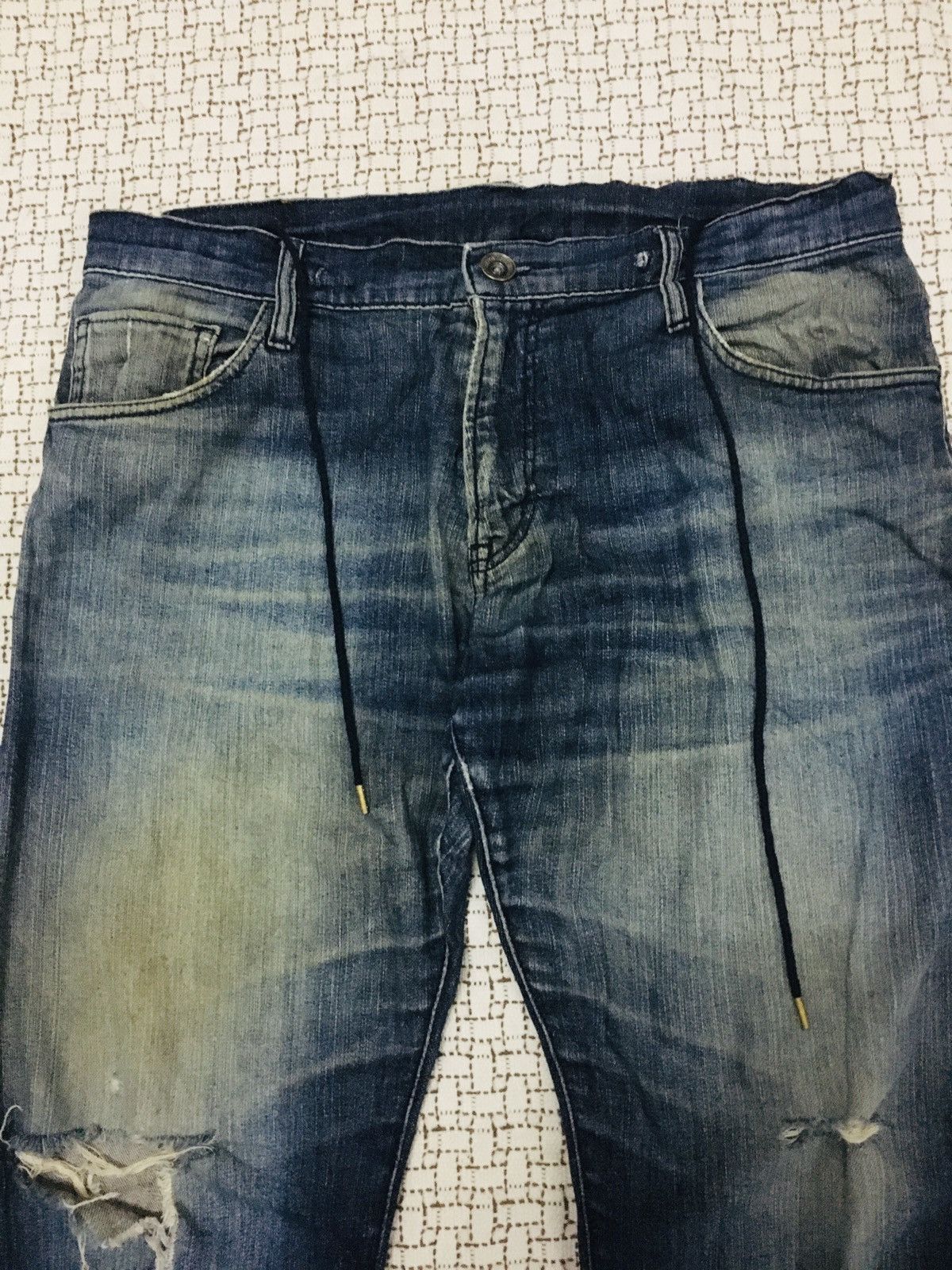 Other HK Works London Distressed Jeans (17) Size US 36 / EU 52 - 6 Thumbnail
