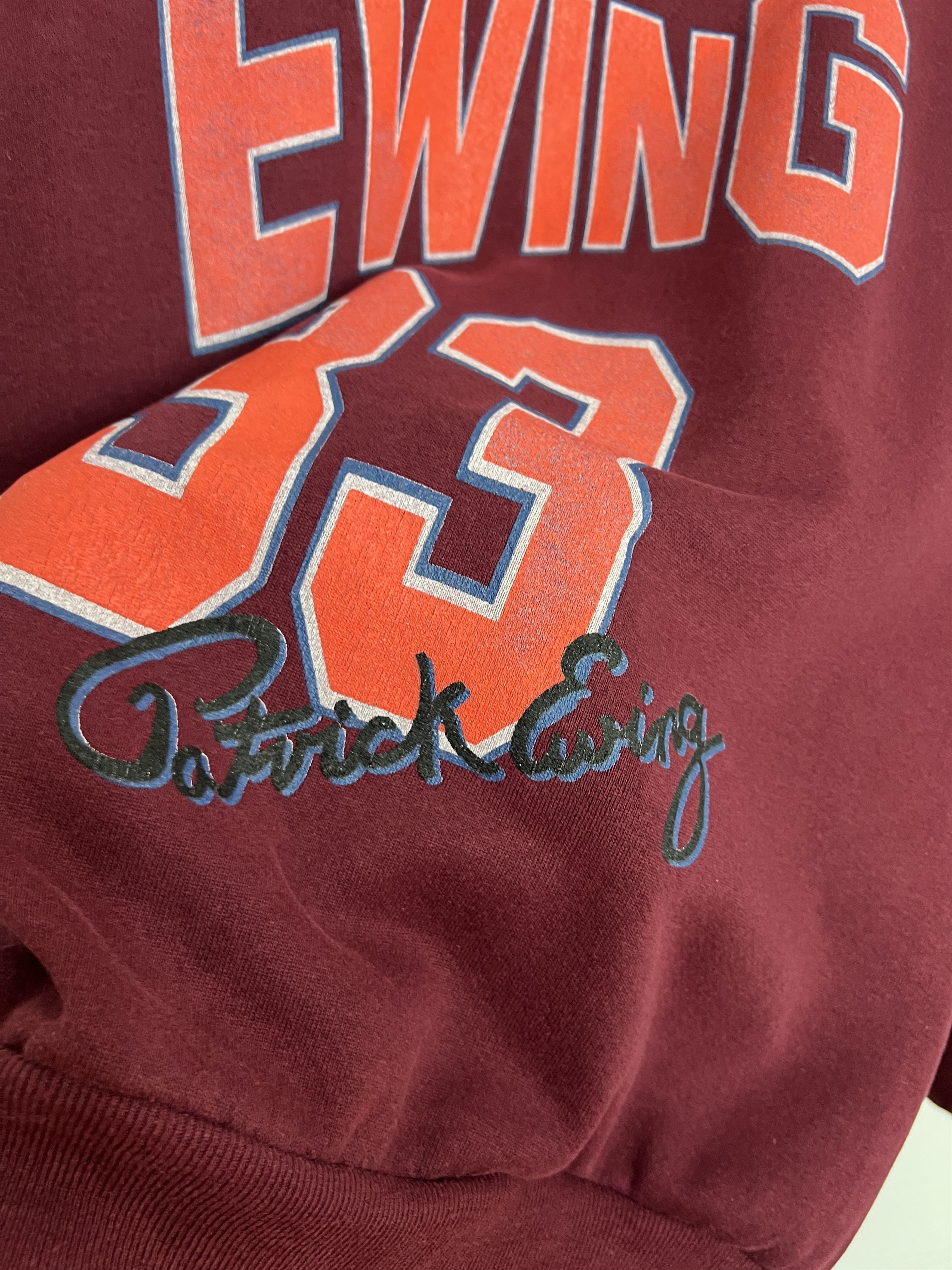 Vintage New York Knicks Patrick Ewing 33 Sweatshirt NBA Crewneck Size US L / EU 52-54 / 3 - 4 Thumbnail