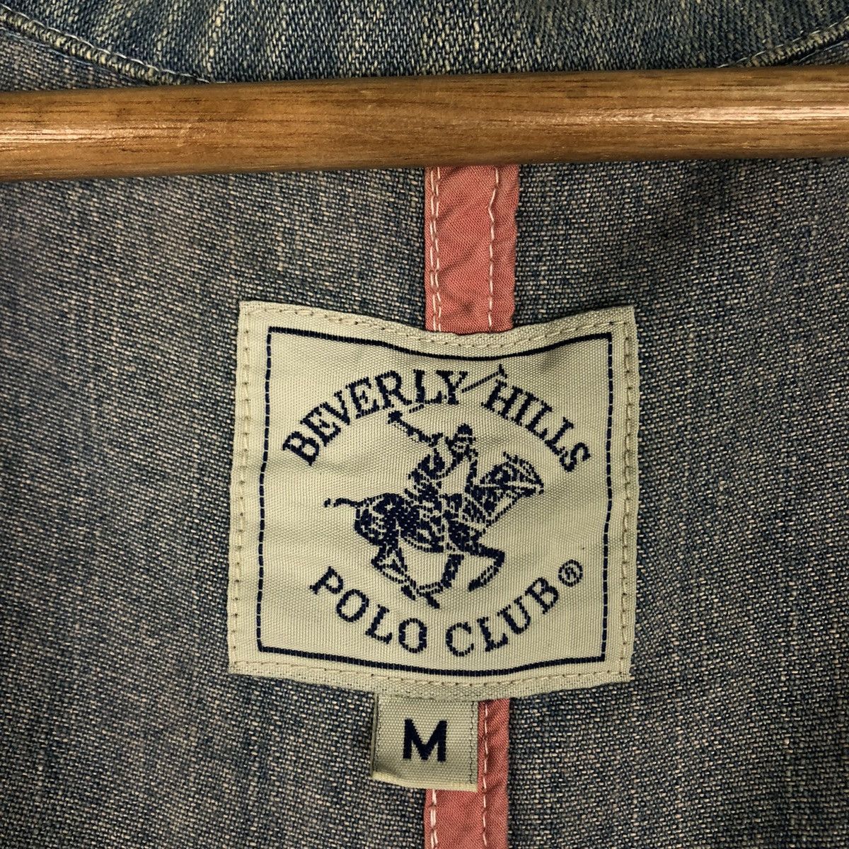 Japanese Brand 🔥Vtg Denim Chore Chambray Jacket Beverly Hills Polo Club Size US M / EU 48-50 / 2 - 14 Thumbnail