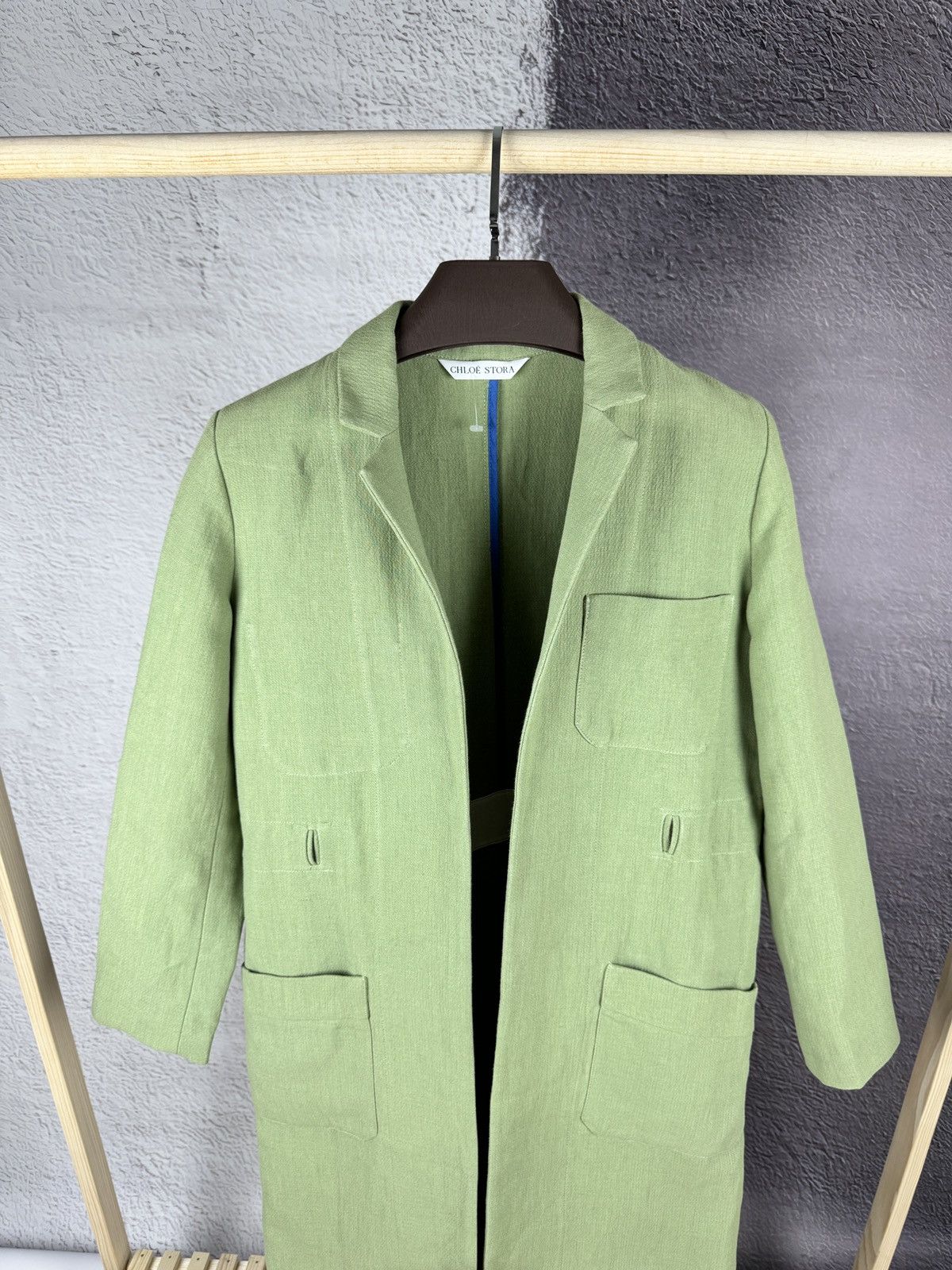 Chloe Chloe Stora designed in Paris green long coat size 38 Size S / US 4 / IT 40 - 3 Thumbnail