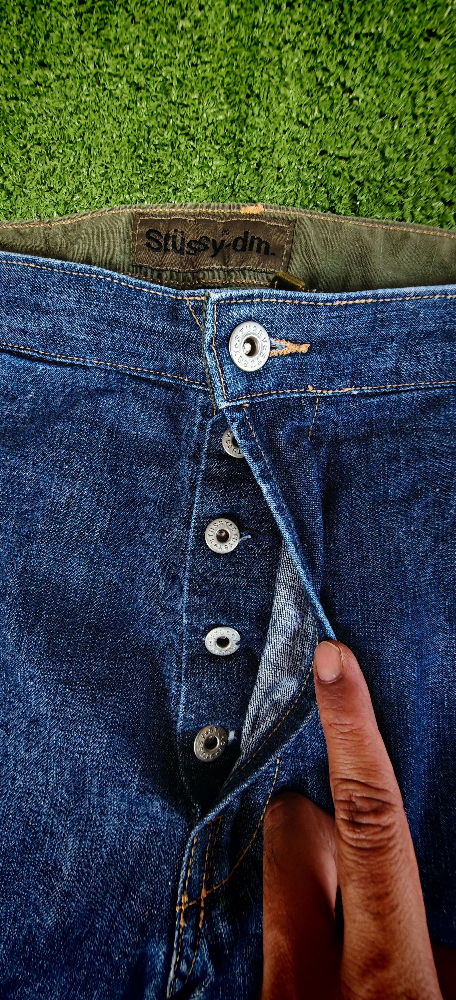 Stussy Vintage stussy denim jeans Size US 32 / EU 48 - 3 Thumbnail