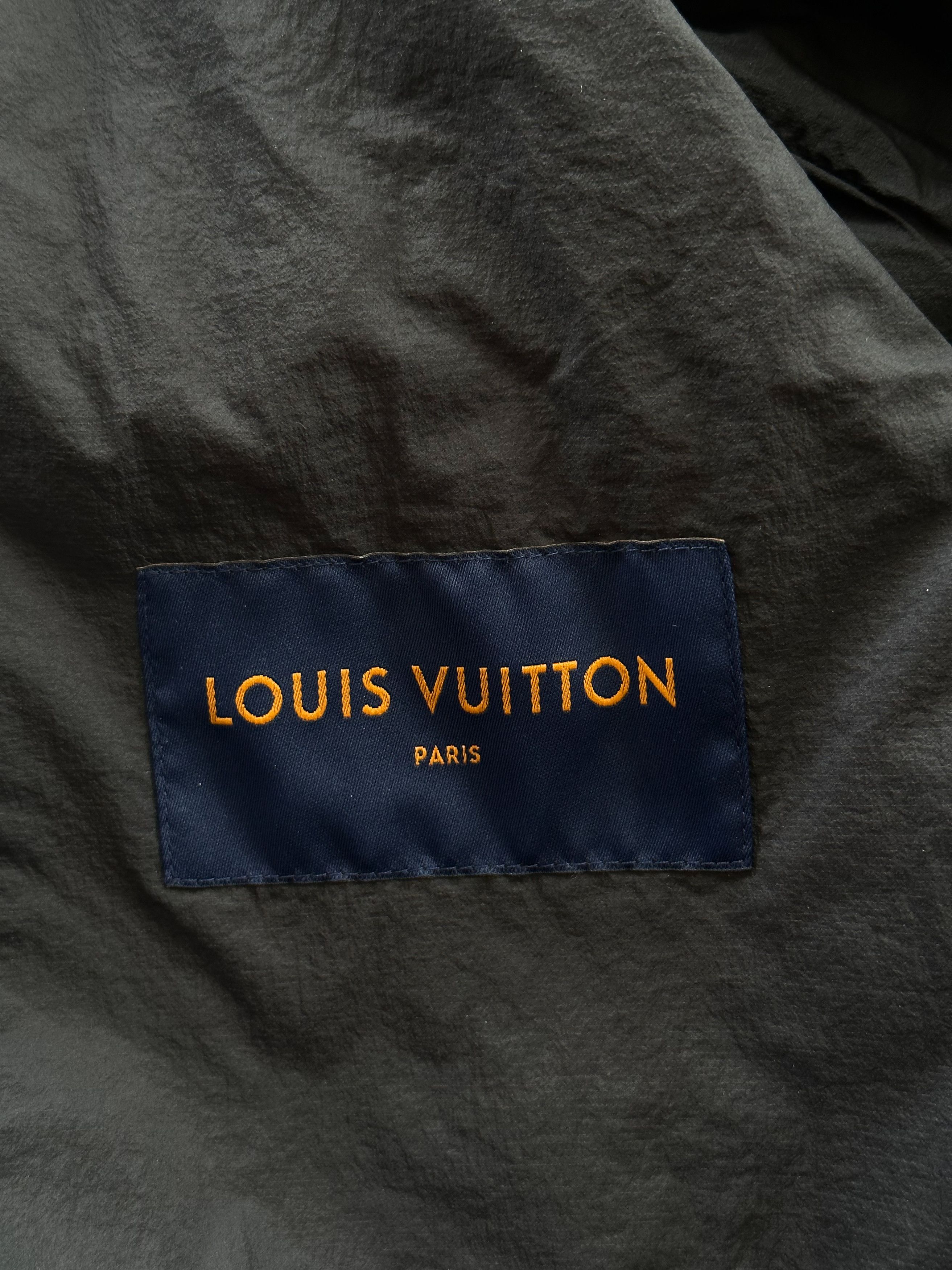Louis Vuitton Louis Vuitton Black Damier Padded Jacket Size US XL / EU 56 / 4 - 4 Thumbnail