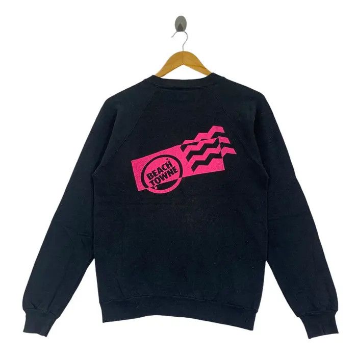 Jerzees Vintage 90’ BEACH TOWNE CALIFORNIA Sweatshirt Ocean Size M / US 6-8 / IT 42-44 - 3 Thumbnail