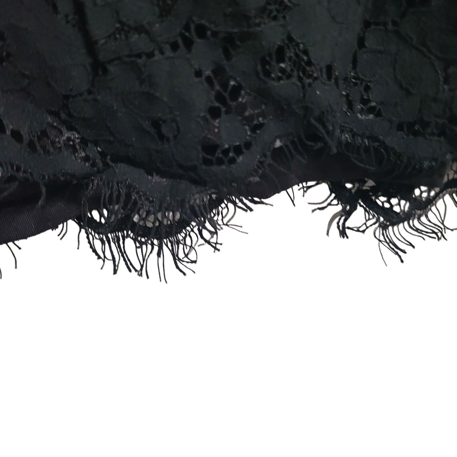 Designer NWT City Chic Black Nora Lace Mini Dress Pockets Large 20 Size L / US 10 / IT 46 - 3 Thumbnail