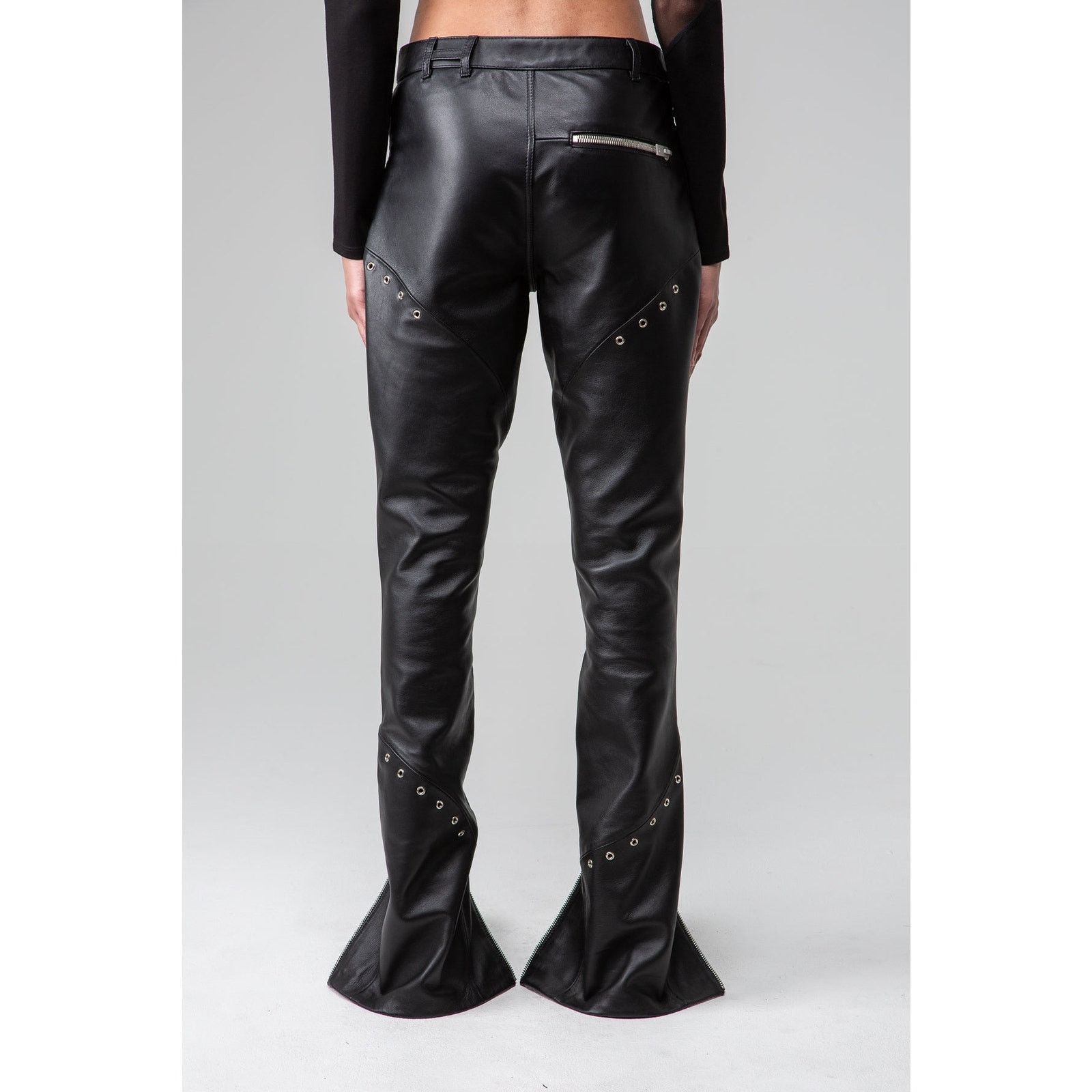 Heliot Emil Heliot Emil Unified Leather Trousers Size 25" / US 0 / IT 36 - 3 Thumbnail