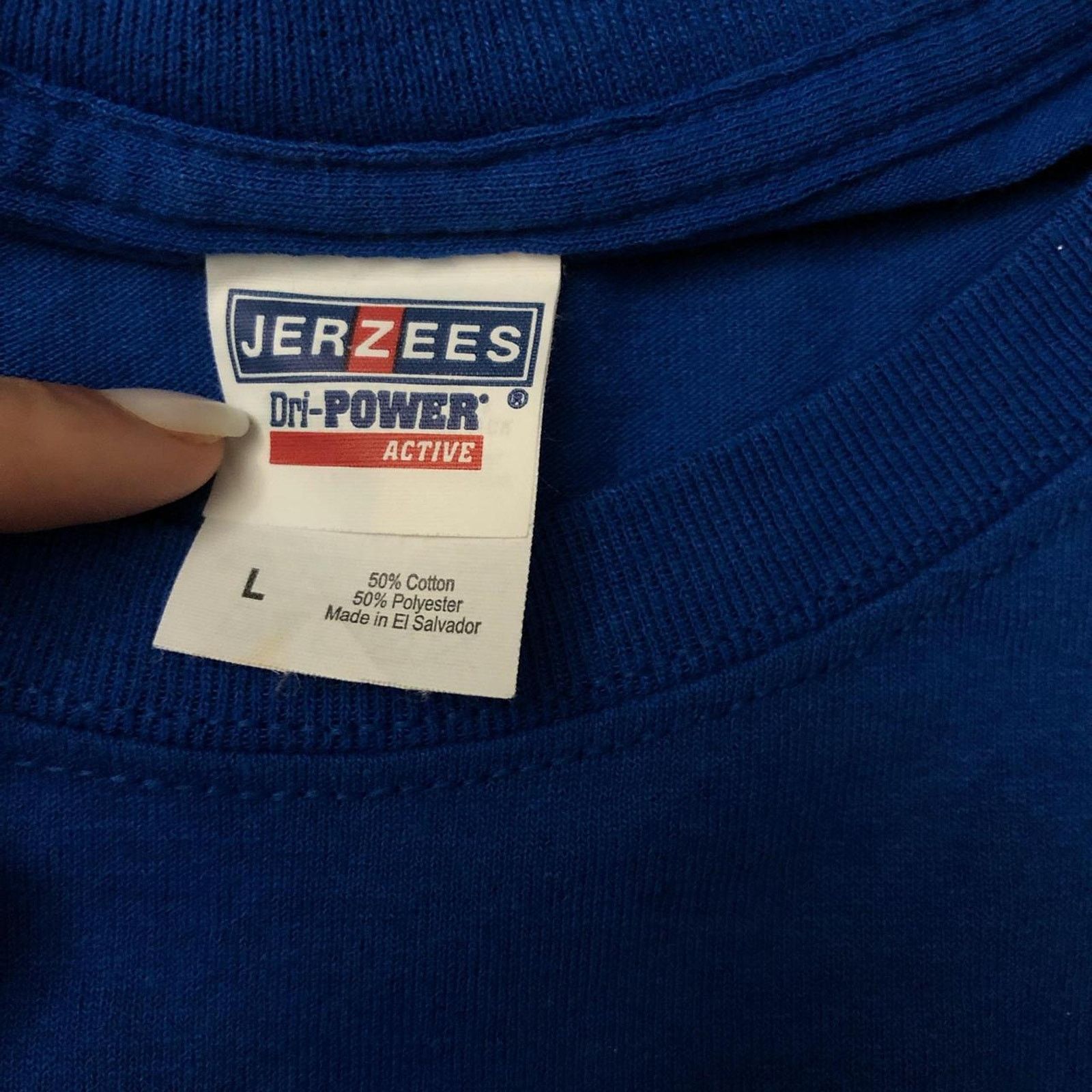 Jerzees Blue Neshaminy Lady Skins Basketball Graphic Tee Size US L / EU 52-54 / 3 - 4 Thumbnail