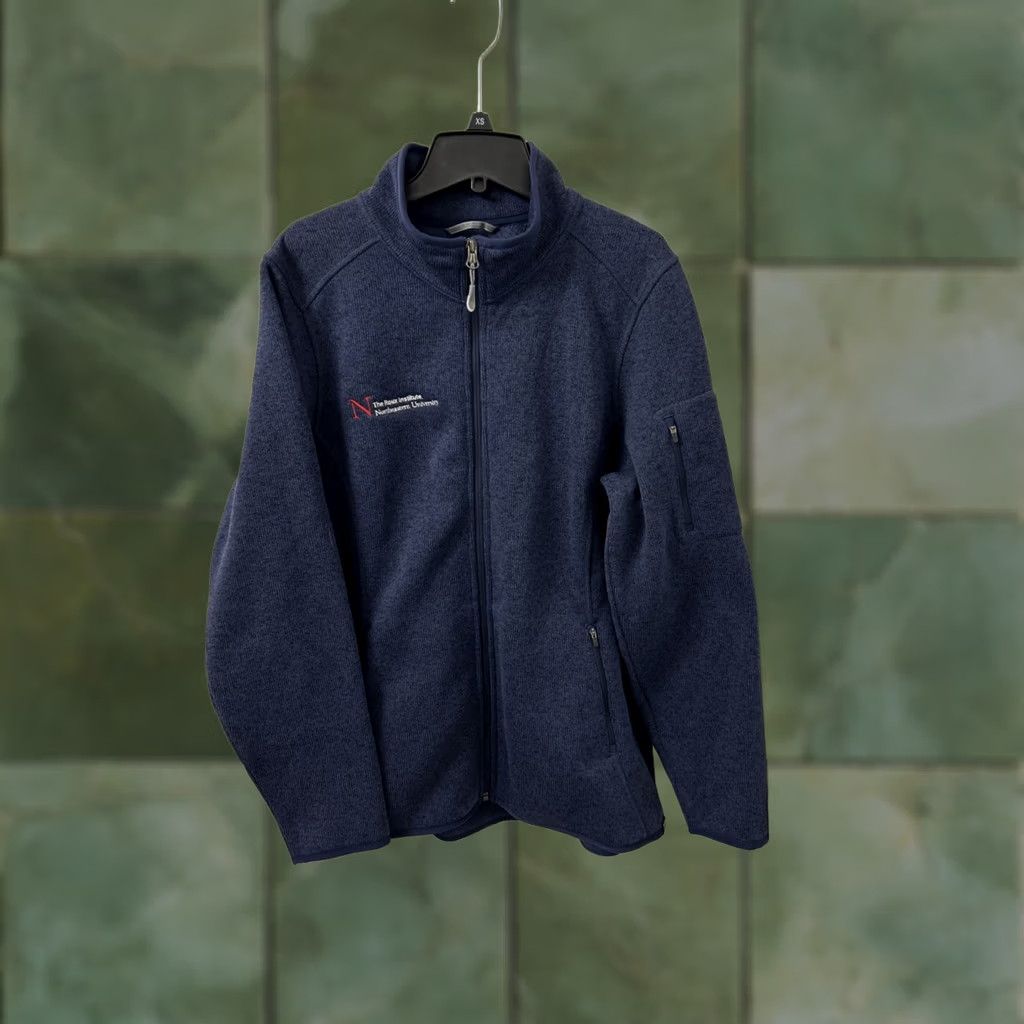 Vintage LL Bean Sweater Fleece Jacket Womens XL Navy Blue Full Zip Coat Womens XL Navy Blue Full Zip Jacket Size XL / US 12-14 / IT 48-50 - 1 Thumbnail