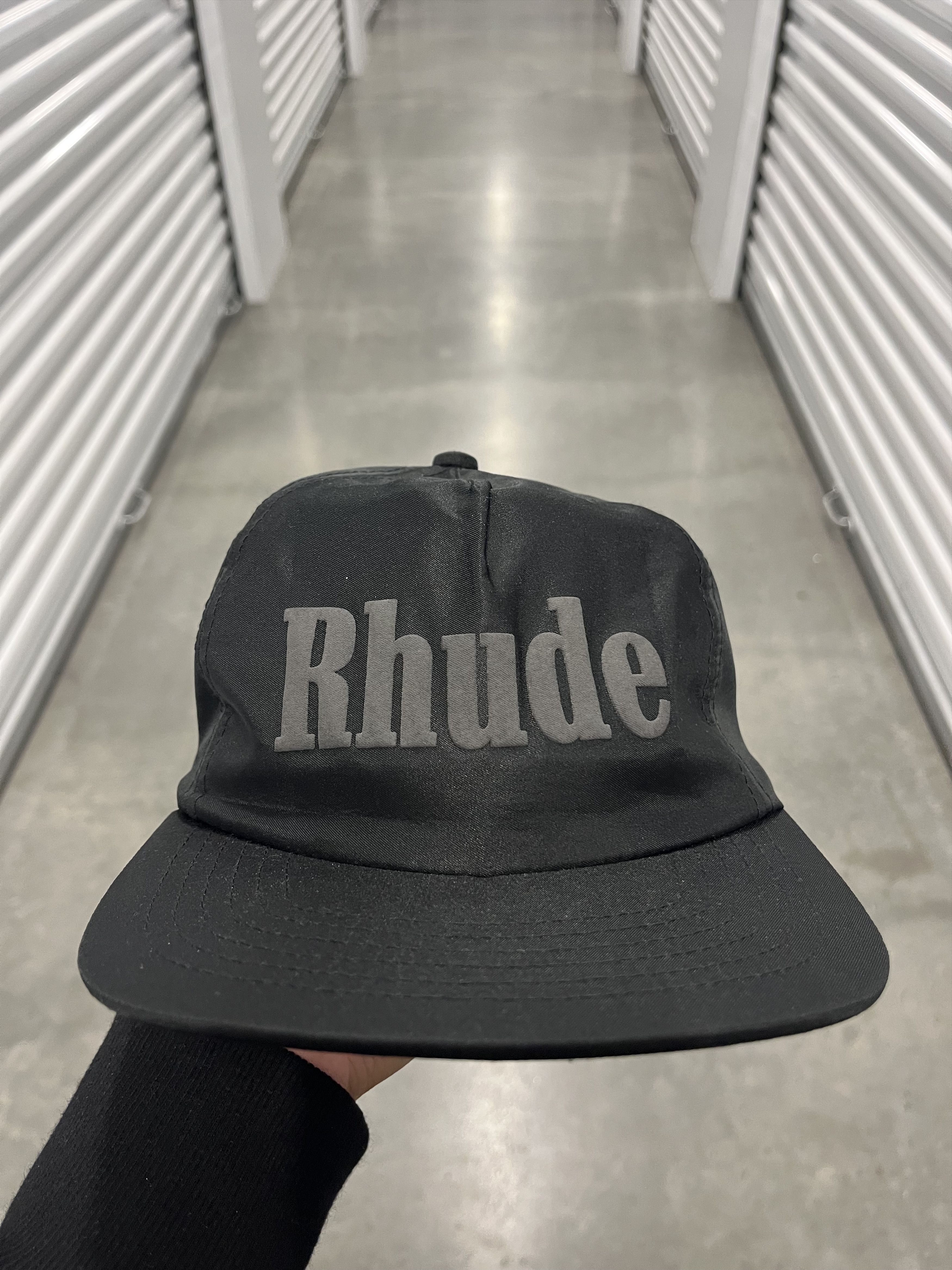 Rhude Rhude Satin Black snapback Size ONE SIZE - 1 Thumbnail