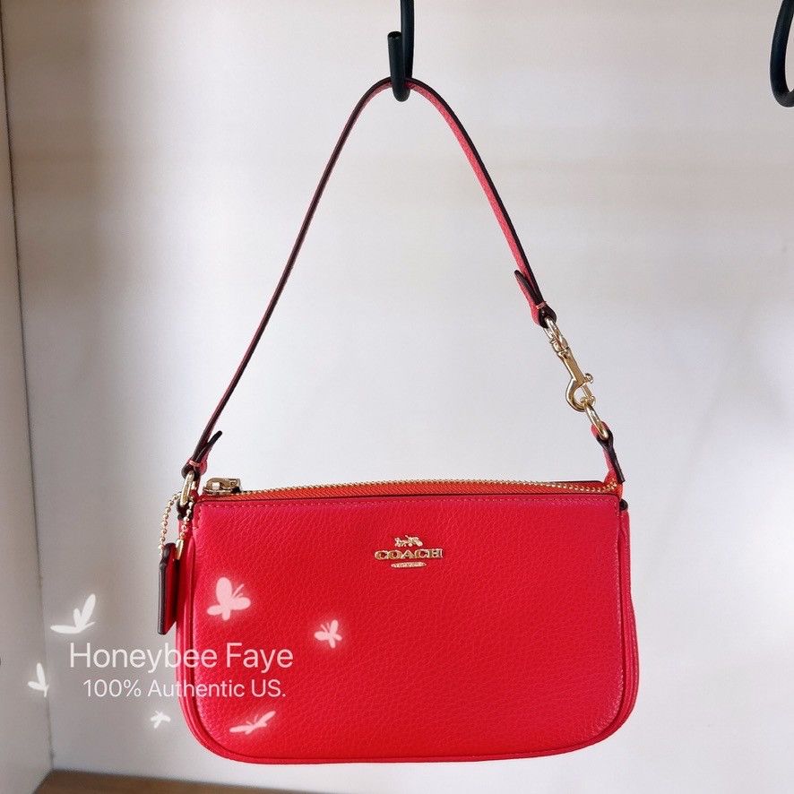Coach Nolita 19 CBQ88 Gold/Carnation Size ONE SIZE - 7 Thumbnail
