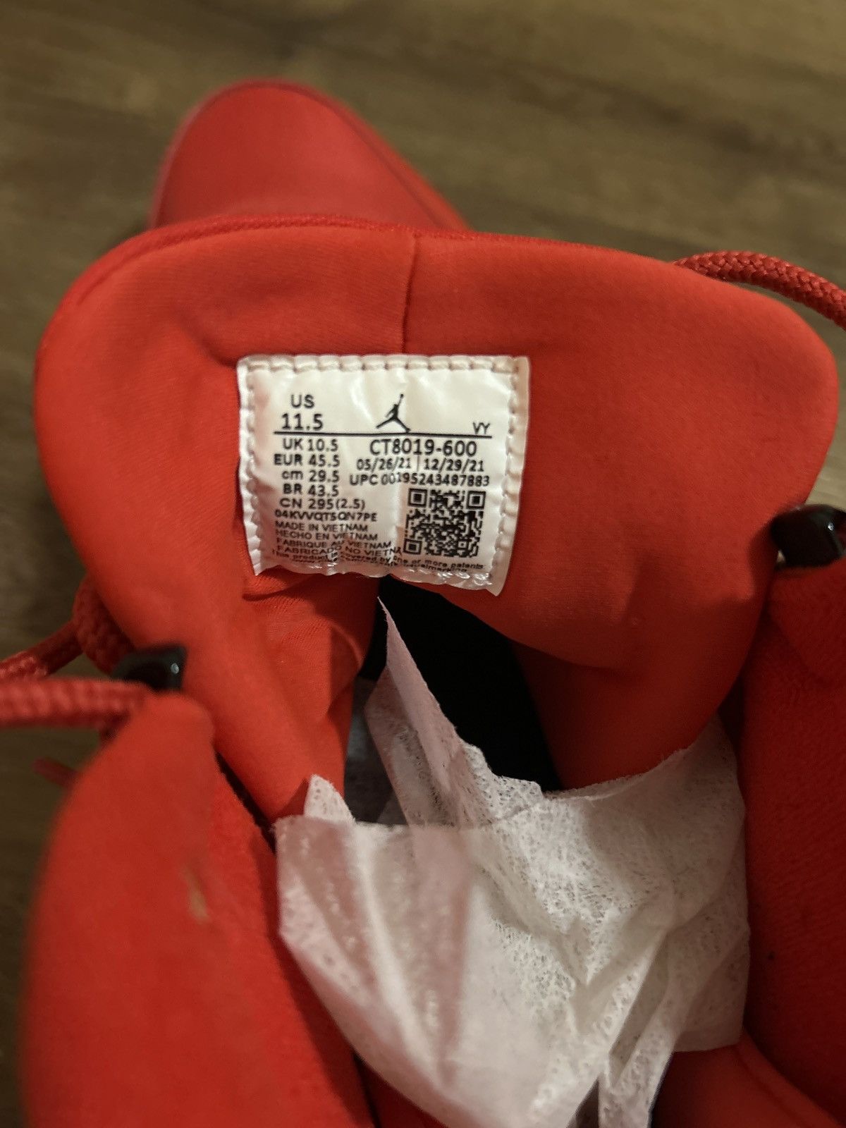 Jordan Brand Jordan 9 Retro Chile Red Size US 11.5 / EU 44-45 - 4 Thumbnail