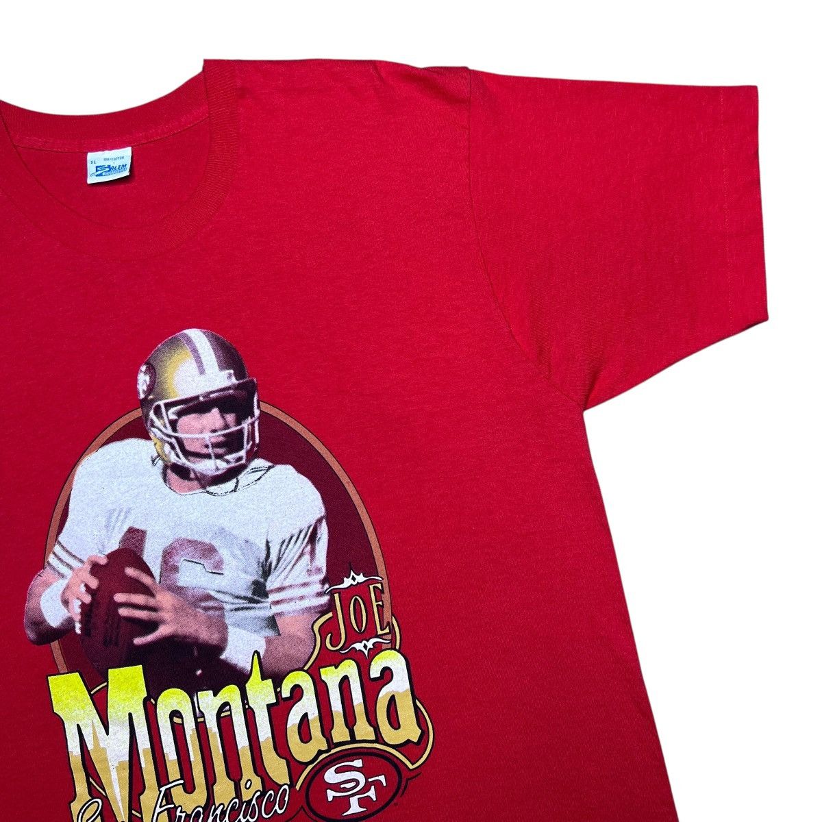Salem Sportswear 90’ NFL San Francisco 49ers Joe Montana Salem Sportswear Tee Size US XL / EU 56 / 4 - 6 Thumbnail