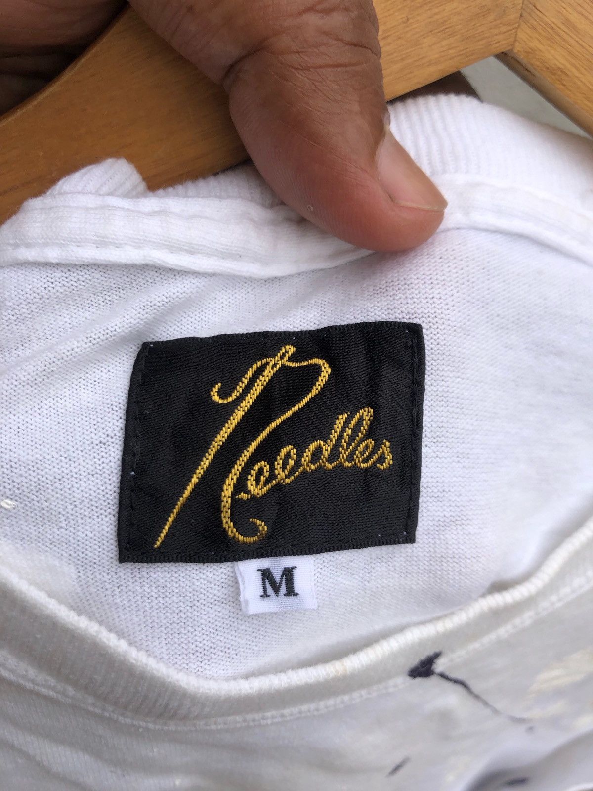 Needles × Nepenthes 🔆 Needles Embroidery Butterfly Panted T- Shirt Size US M / EU 48-50 / 2 - 7 Thumbnail
