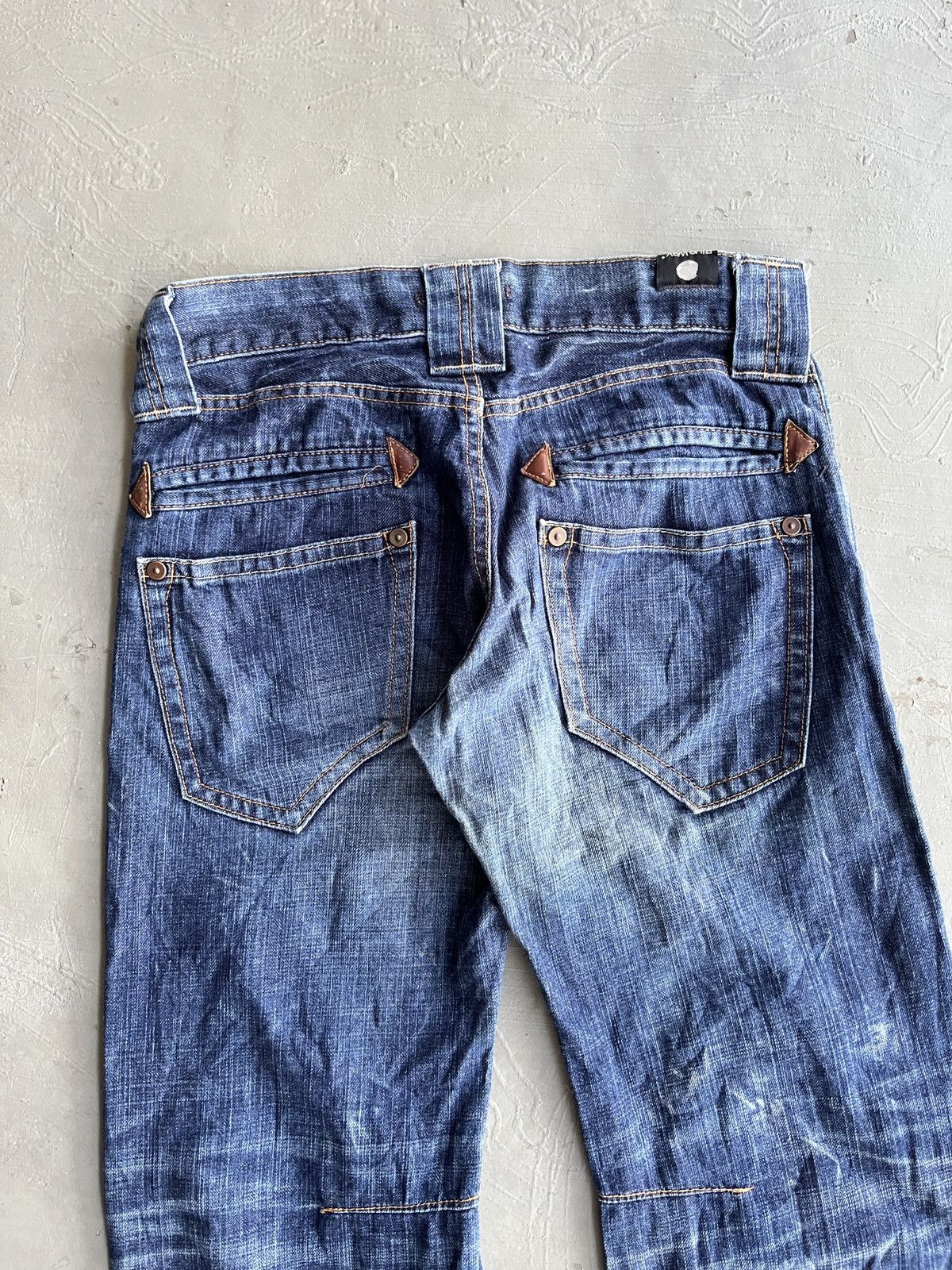 If Six Was Nine Flare Design BlueWay Jeans Made in Nippon Size US 32 / EU 48 - 11 Thumbnail