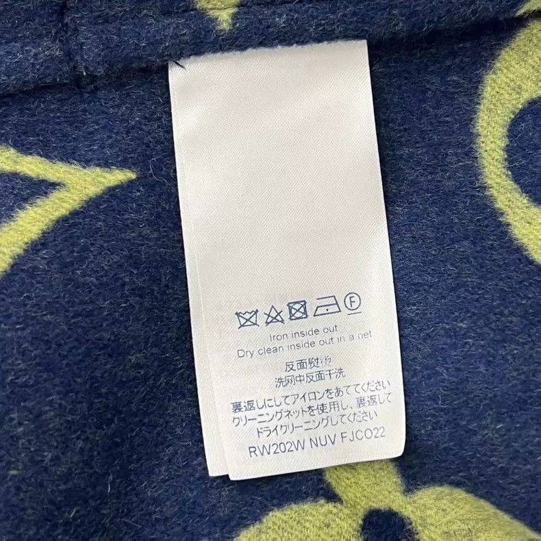 Louis Vuitton Louis Vuitton Blue presbyopic cashmere coat Size M / US 6-8 / IT 42-44 - 9 Thumbnail