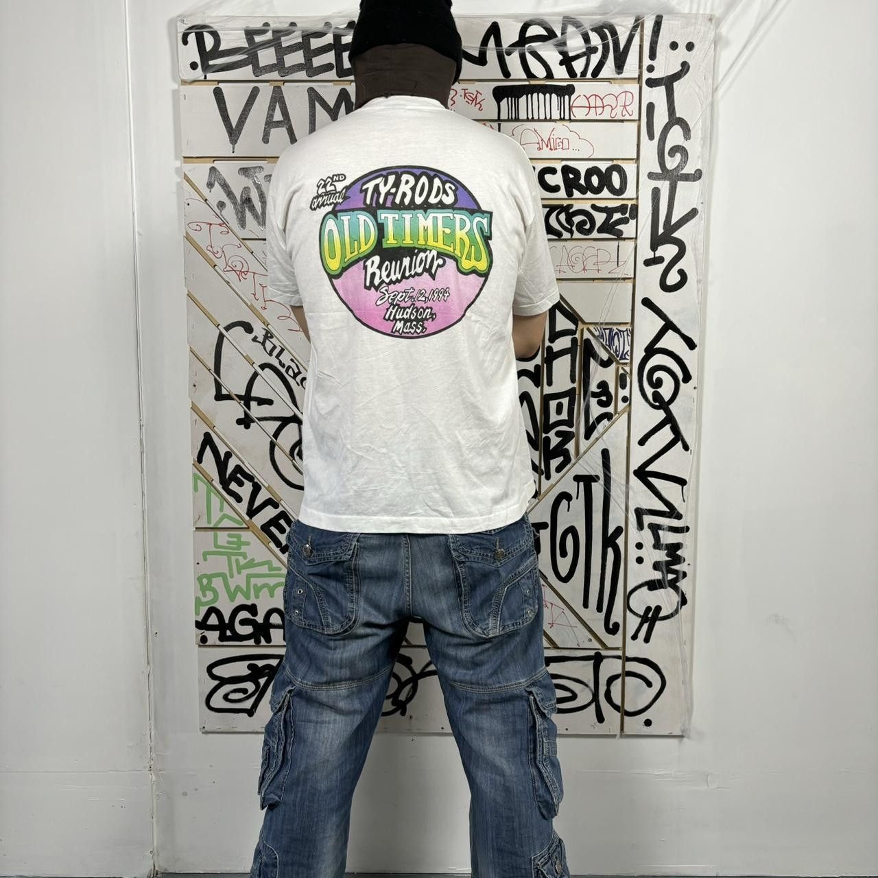 Fruit Of The Loom × Japanese Brand × Vintage Vintage T-shirt Size US XL / EU 56 / 4 - 2 Thumbnail