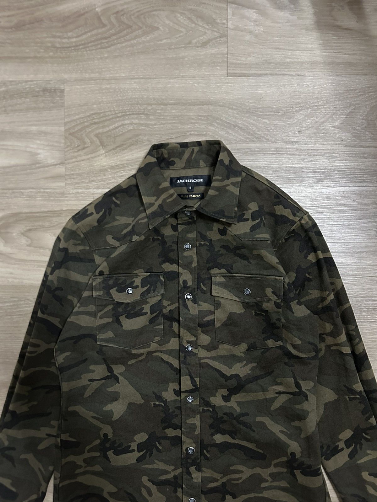 JACKROSE 🔥 Jackrose Japan Camo Western Shirt - Made in Japan Size US M / EU 48-50 / 2 - 2 Thumbnail