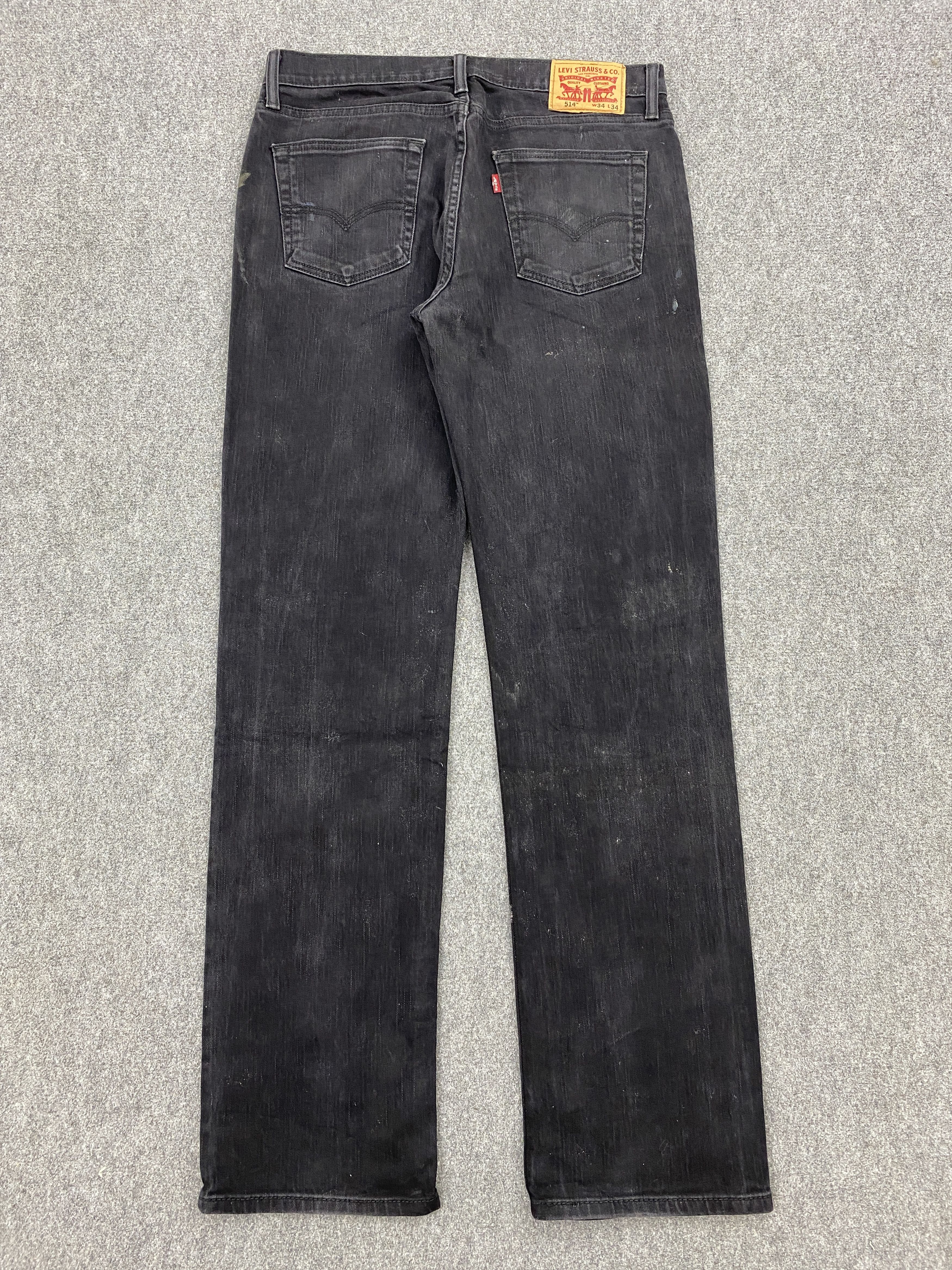 Levi's × Vintage Faded Black Vintage Levis 514 Jeans Size US 34 / EU 50 - 3 Thumbnail