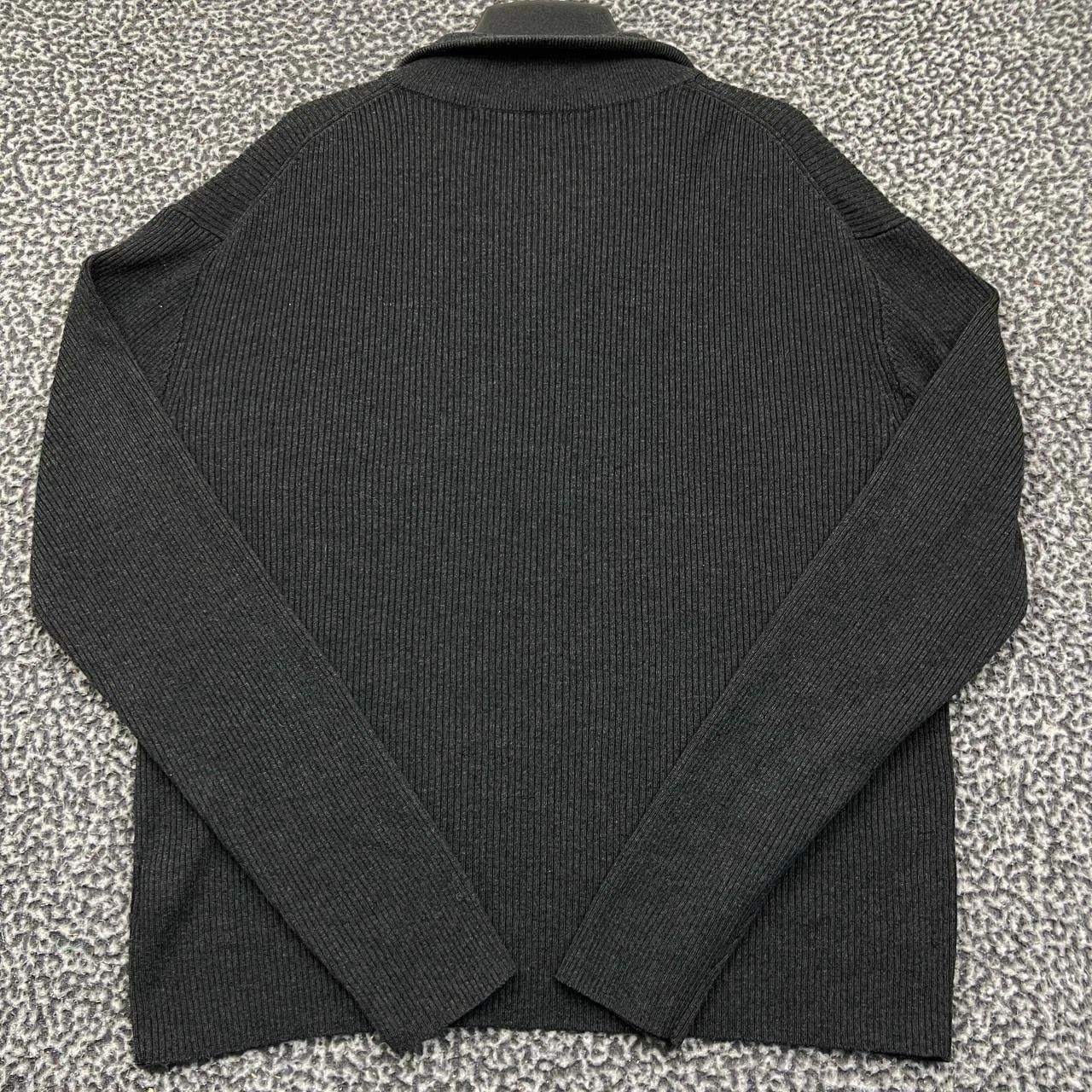 Toscano Toscano Sweater Women XL Rib Knit Quarter Zip Merino Wool Size XL / US 12-14 / IT 48-50 - 2 Thumbnail