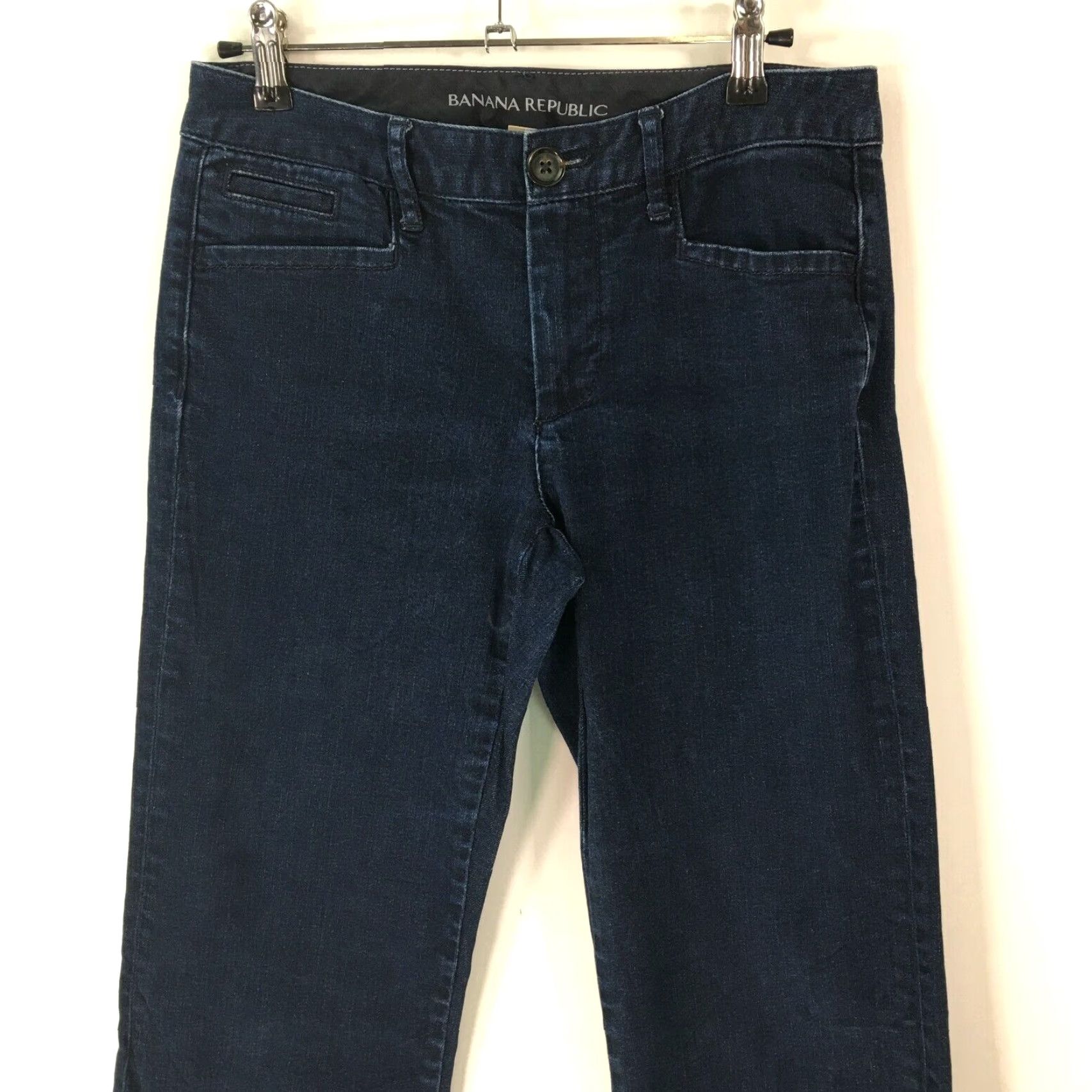 Banana Republic Banana Republic Jeans Women 26 Blue Denim Straight Low Rise 5-Pocket Classic Womens Size 26" / US 2 / IT 38 - 2 Thumbnail