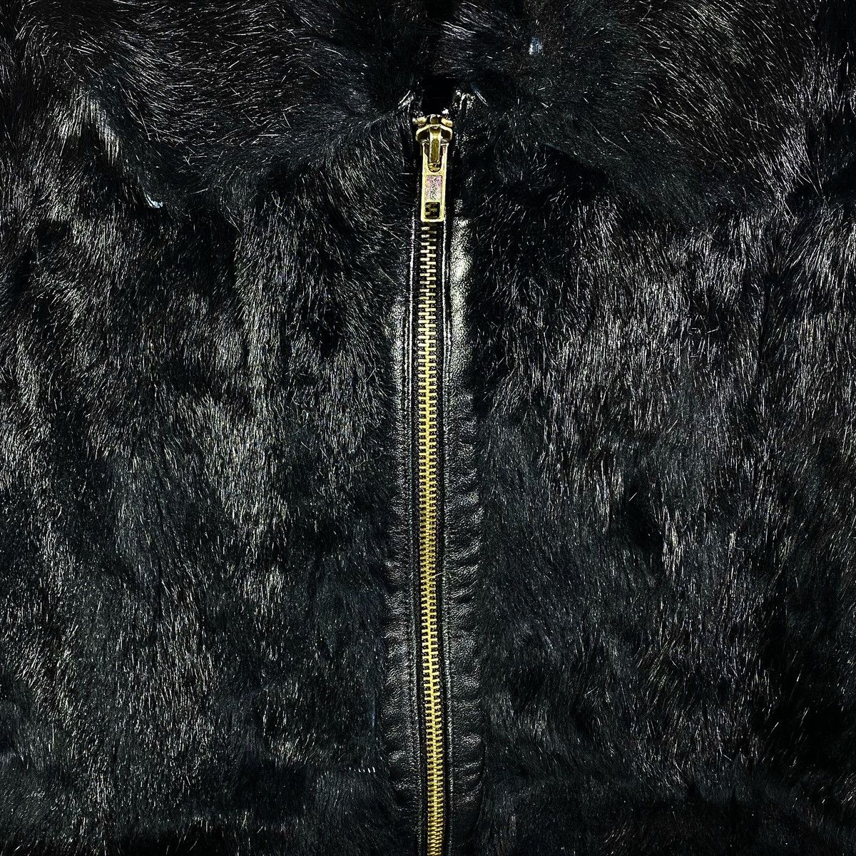 Vintage Gilet Sans Manches Cuir x Fourrure Vintage 80’s Cuiropolis Size L / US 10 / IT 46 - 4 Thumbnail