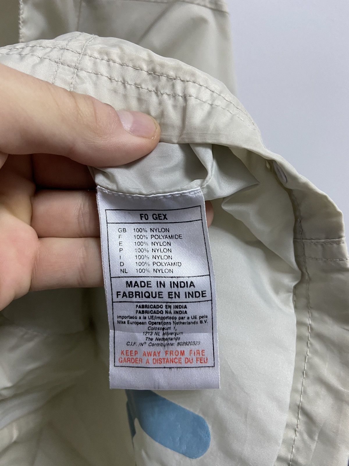 Nike × Vintage Nike Jacket Nylon Vintage Big Logo Zip Size US S / EU 44-46 / 1 - 7 Thumbnail