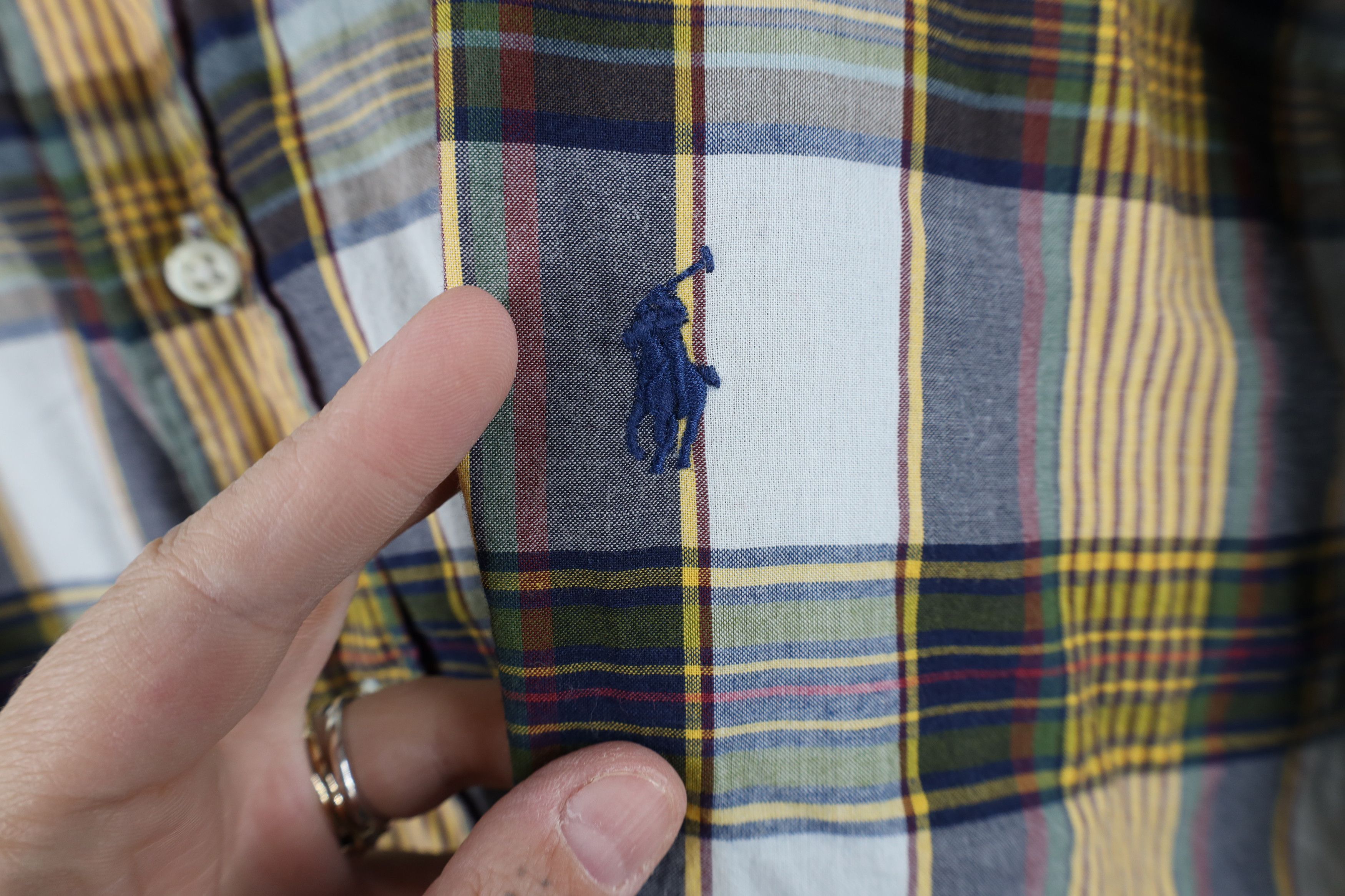Polo Ralph Lauren Vintage 90s Ralph Lauren Short Sleeve Button Down Shirt 3XL Size US XXL / EU 58 / 5 - 4 Thumbnail
