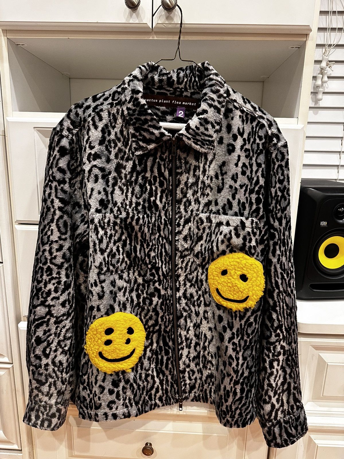 Cactus Plant Flea Market × Human Made Cactus plant flea market human made leopard zip up shirt Size US M / EU 48-50 / 2 - 2 Thumbnail