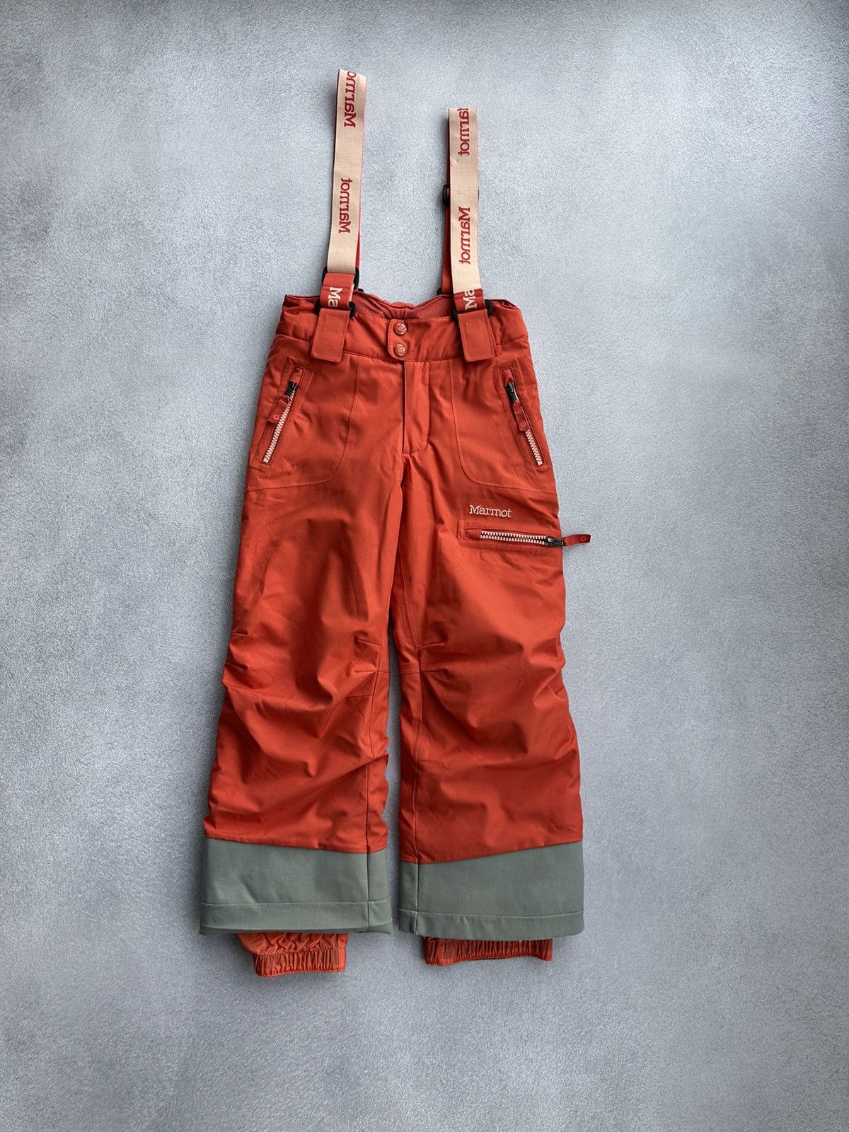 Marmot × Vintage Vintage Marmot Kids Ski Pants with Suspenders Size US 26 / EU 42 - 1 Thumbnail