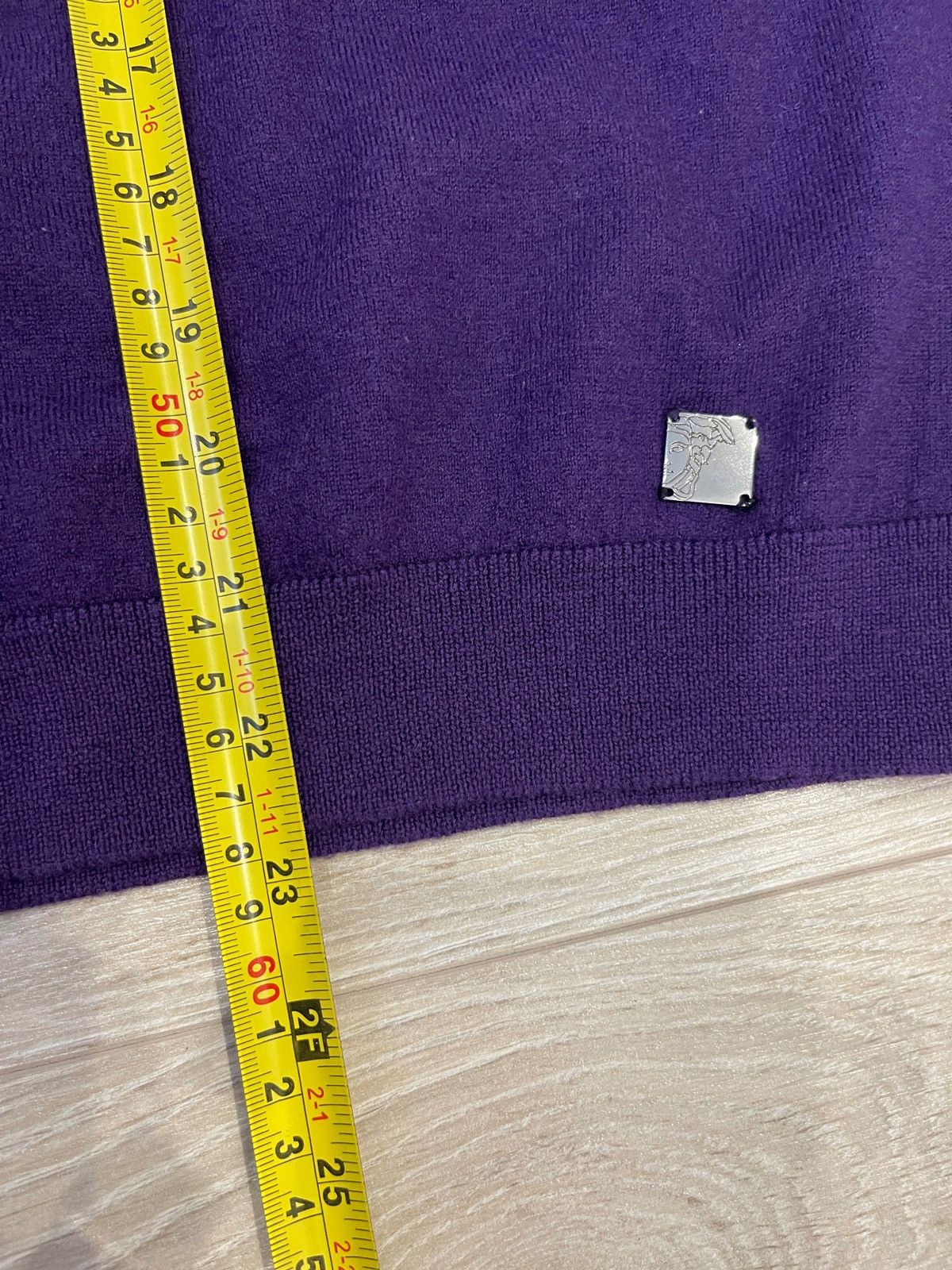 Versace Gianni Versace sweater woman purple knit wool rare Size M / US 6-8 / IT 42-44 - 15 Thumbnail