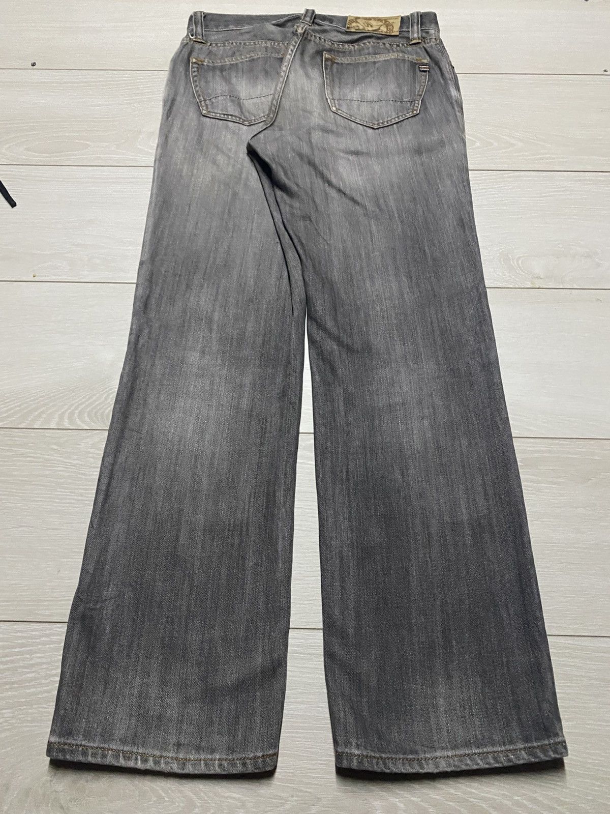 Eddie Bauer × Red Wing Vintage Eddie Bauer Faded Wash Distressed Straight Fit Size US 30 / EU 46 - 2 Thumbnail