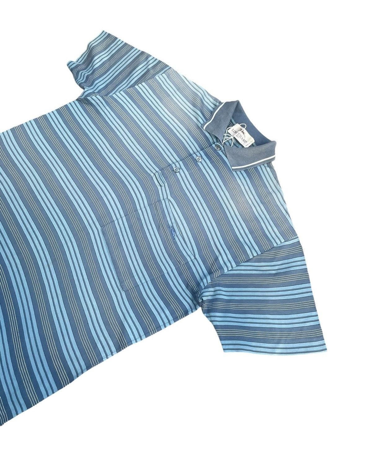 Designer Vintage Longchamp Polo Tshirt Size US L / EU 52-54 / 3 - 2 Thumbnail